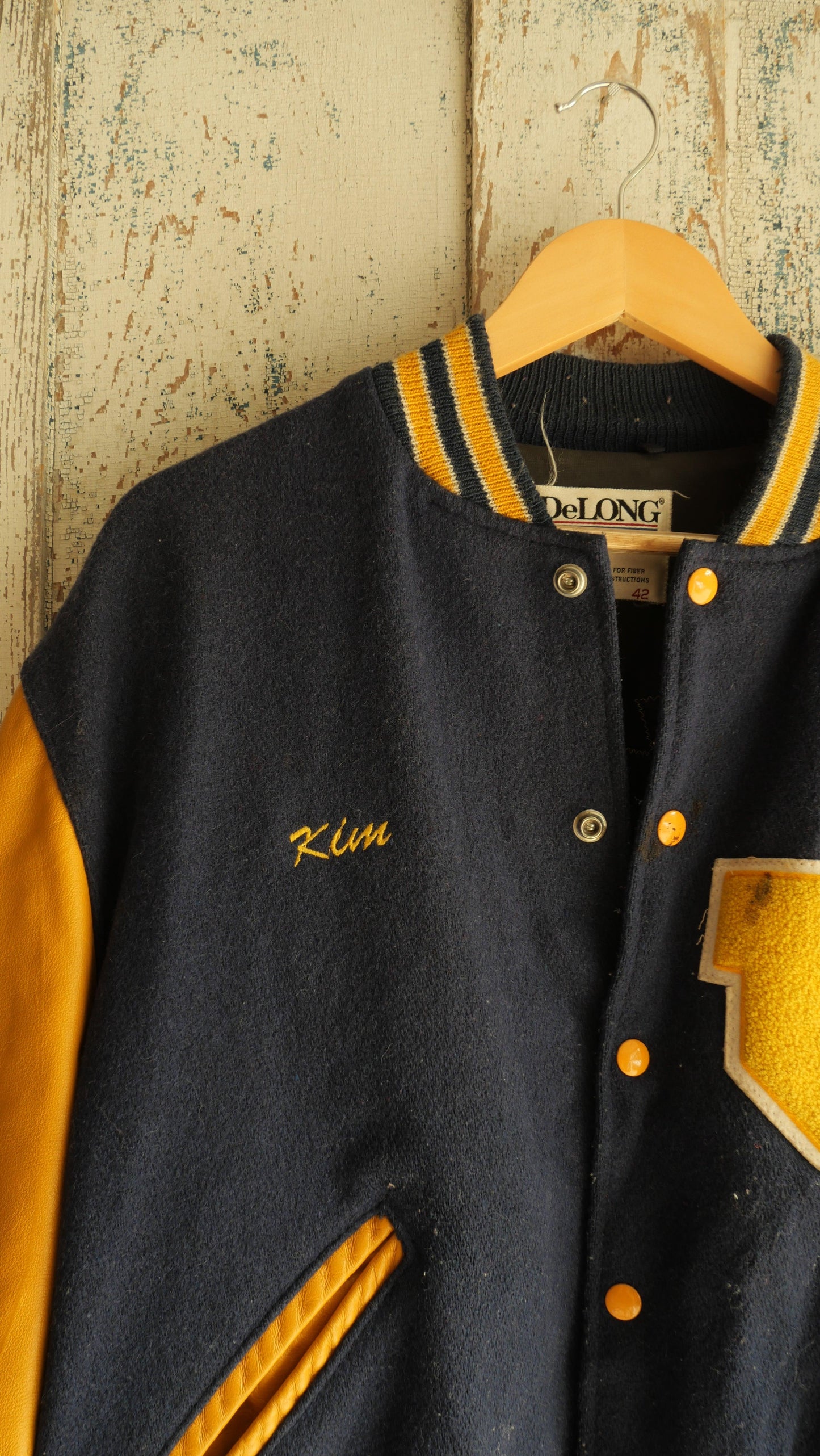 1990s Boxy Varsity Jacket | L