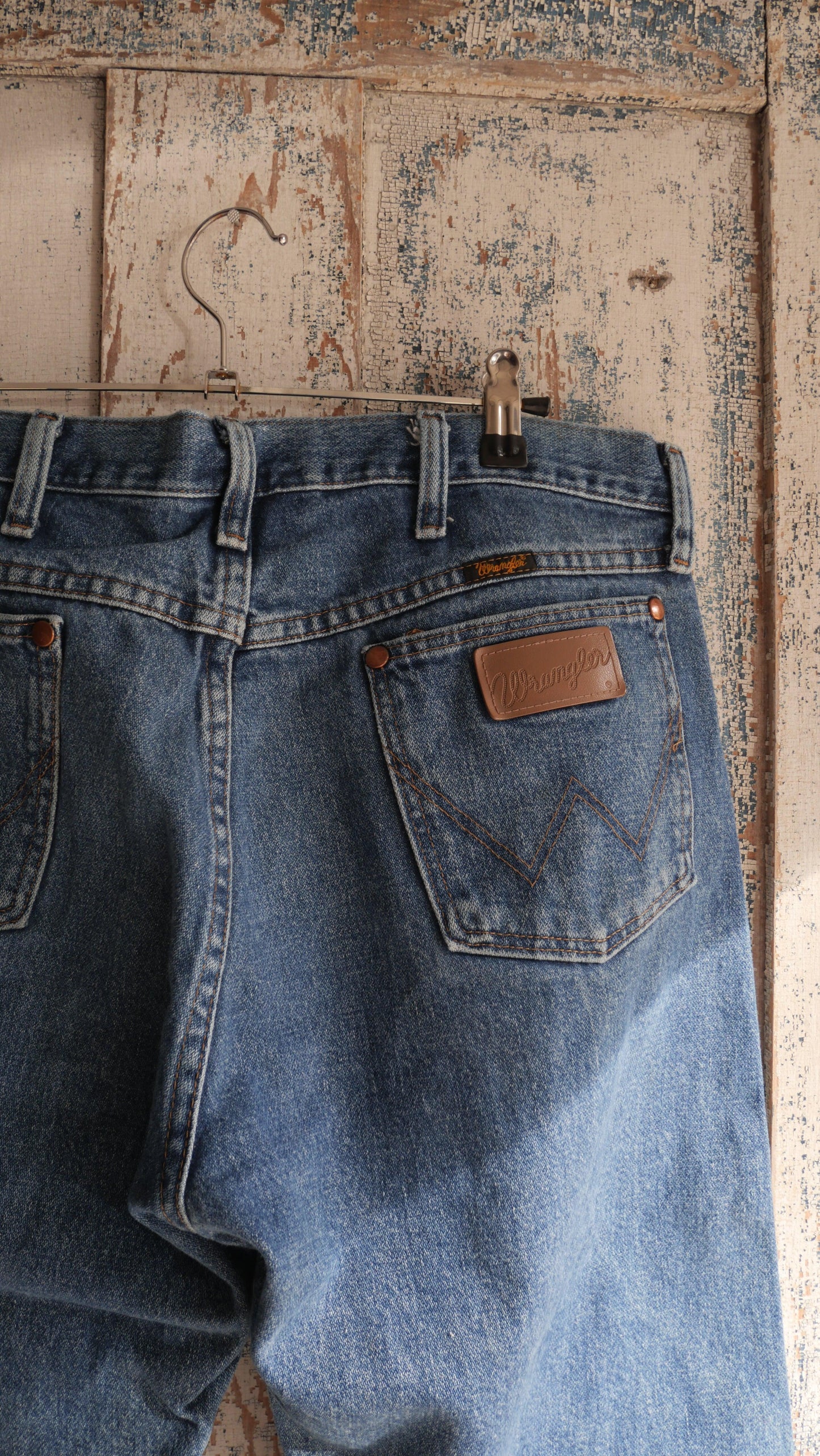 1990s Faded Wrangler Denim | 32