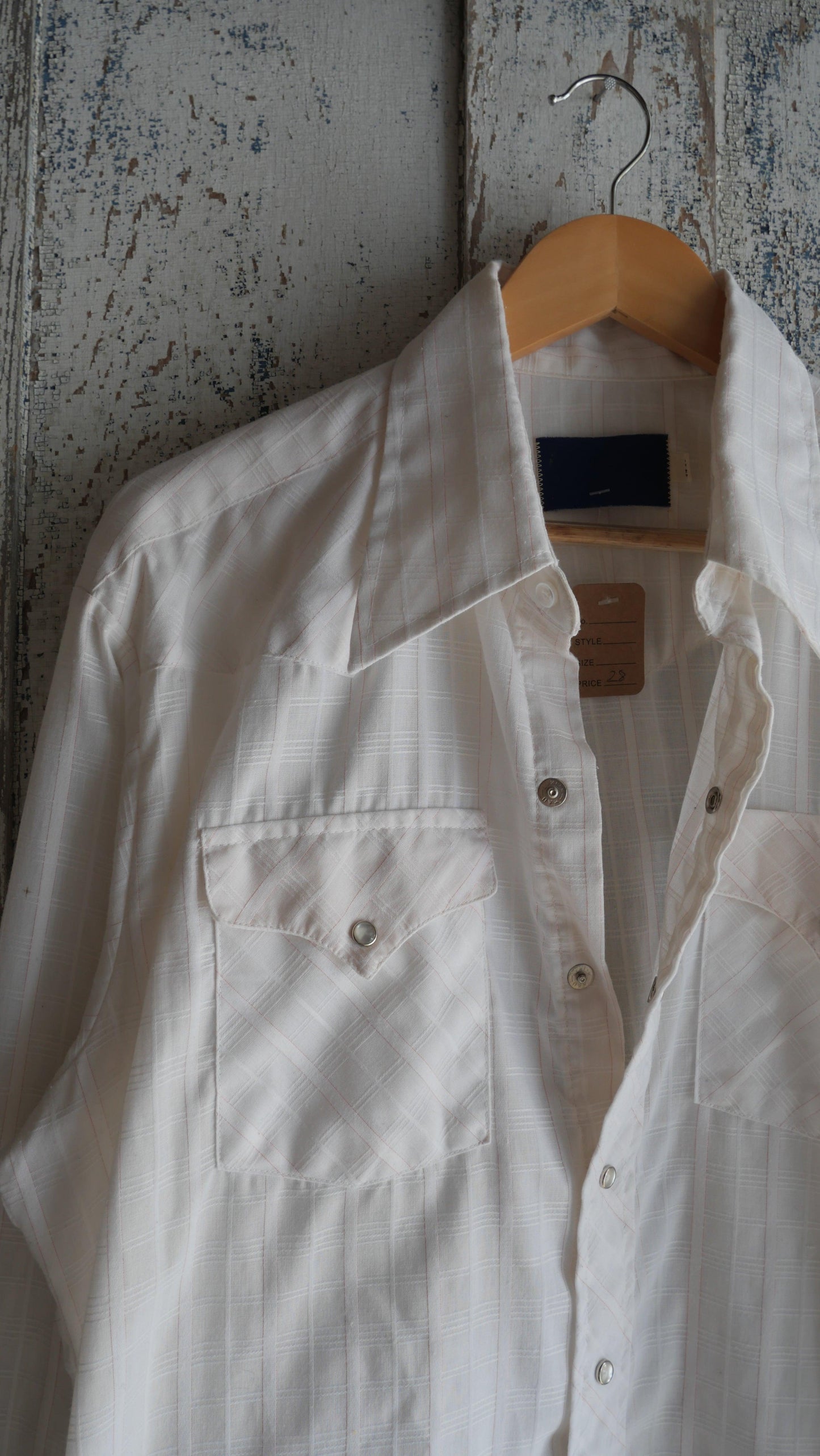 1980s Plaid Pearl Snap | L