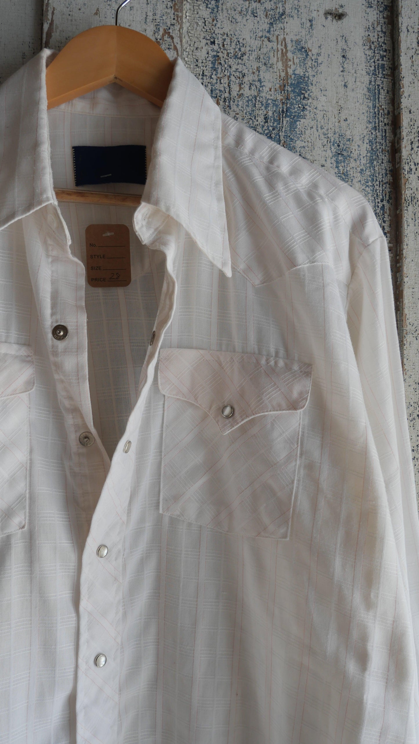 1980s Plaid Pearl Snap | L