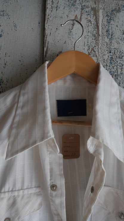 1980s Plaid Pearl Snap | L