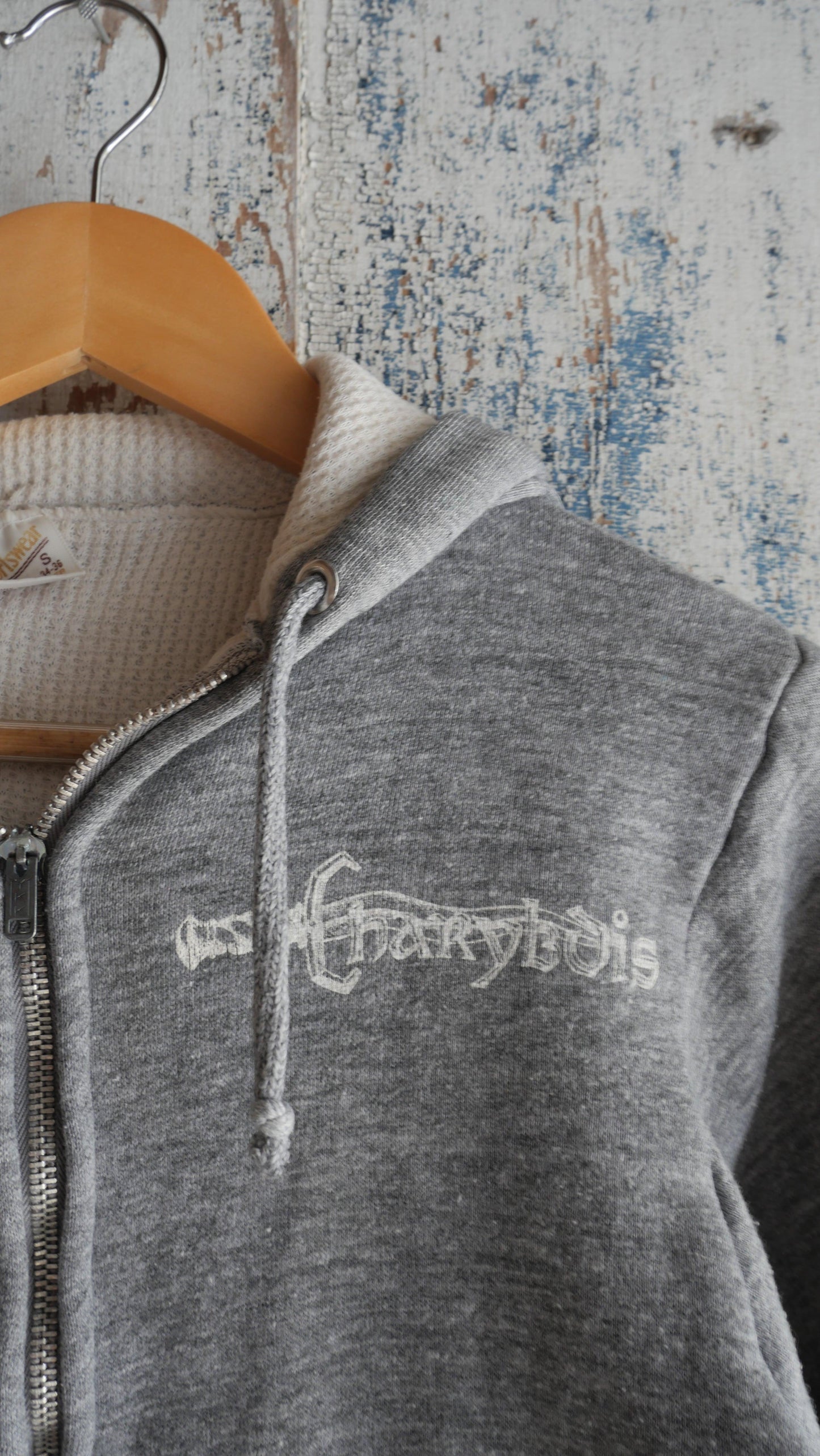 1980s Thermal Lined Hoodie | S