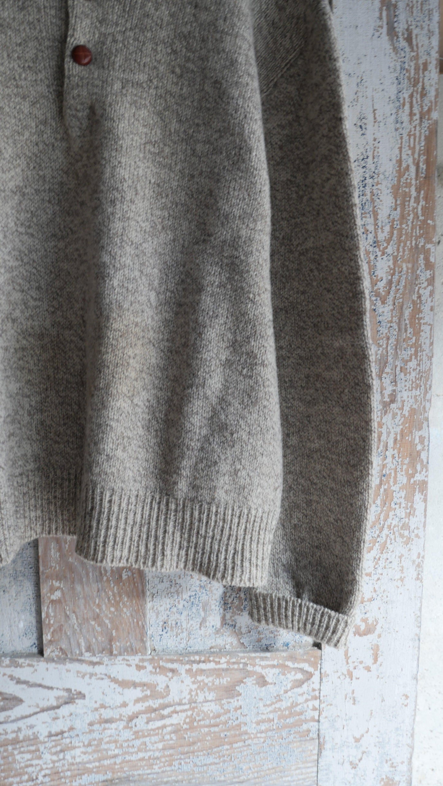 1990s Henley Knit Sweater | L
