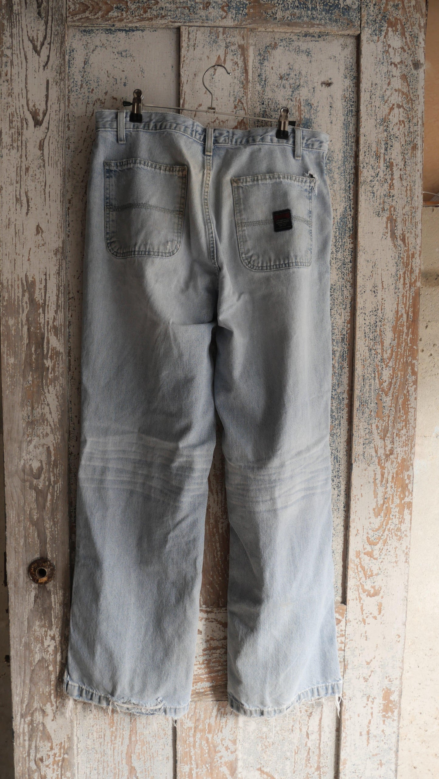 1990s Light Wash Faded Denim | 32