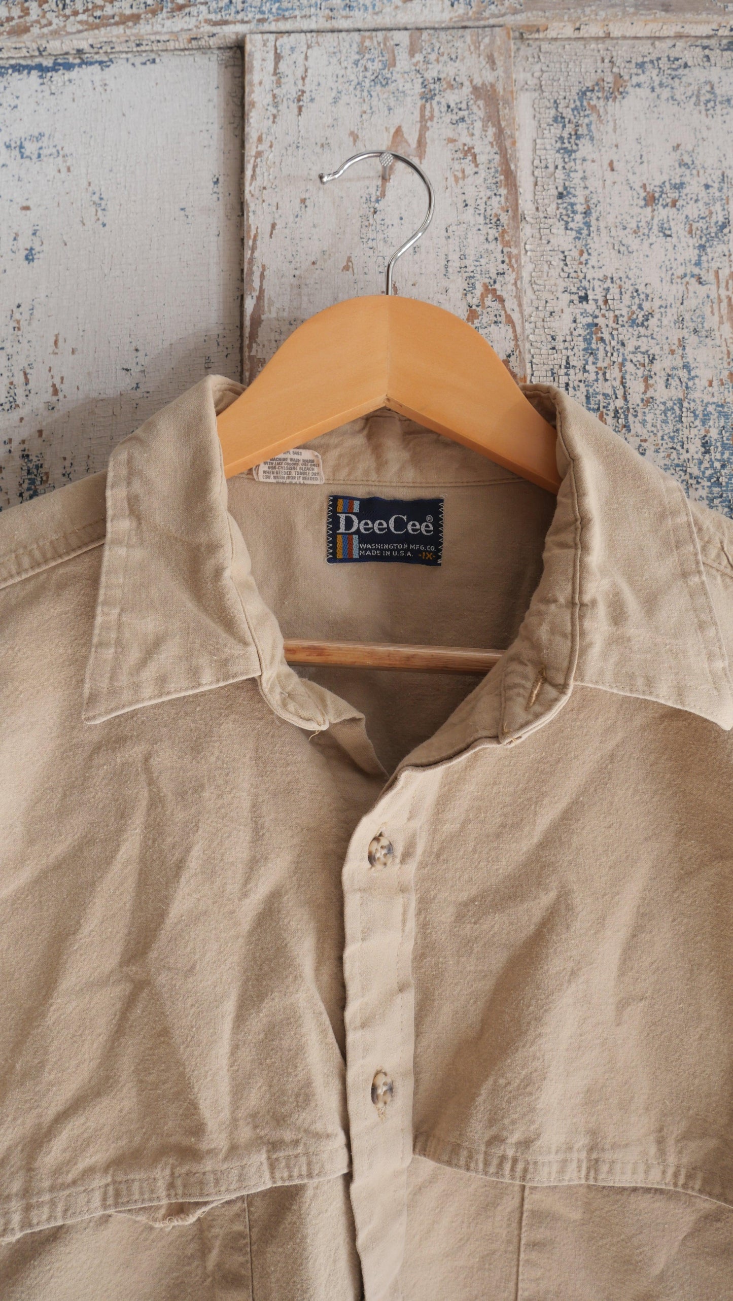 1980s DeeCee Work Shirt | XL