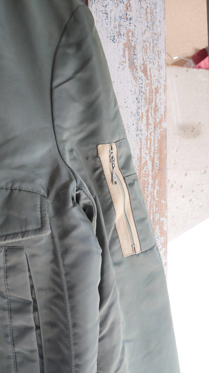 1970s Green Aviator Jacket | L