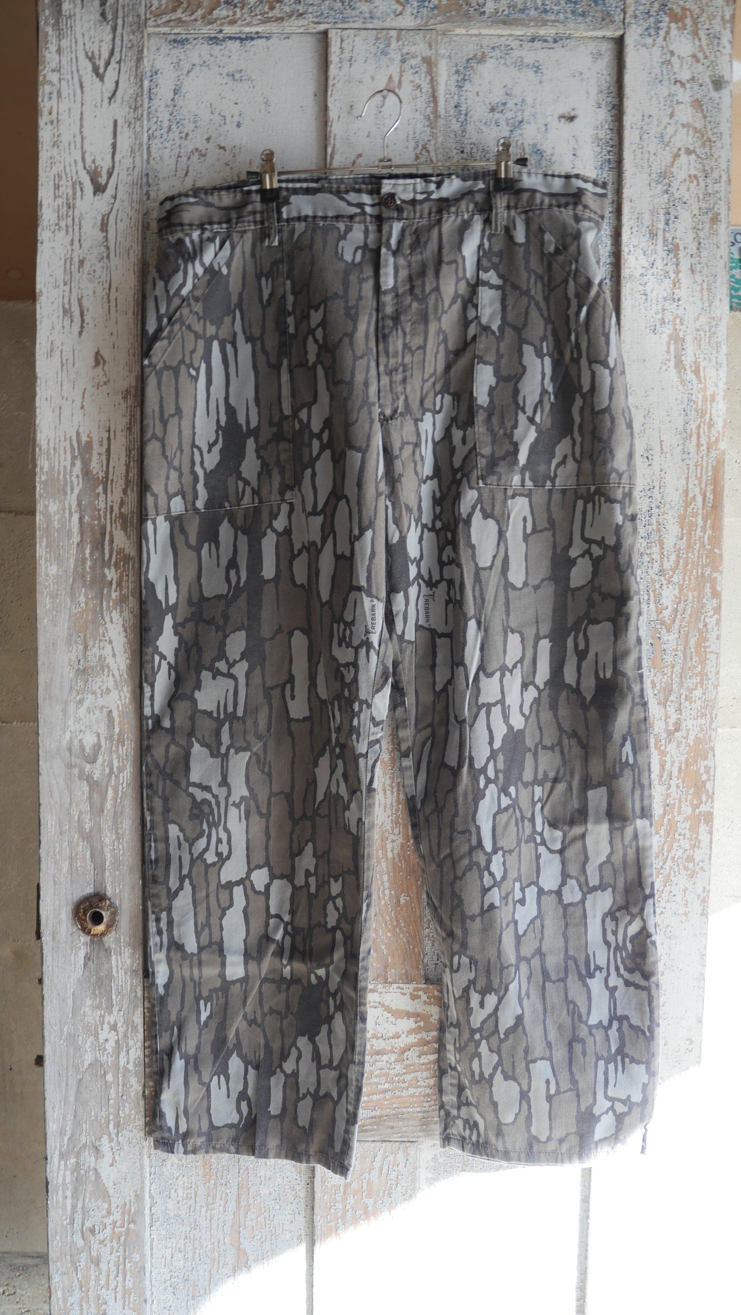 1980s Tree Bark Camo Pants | 38