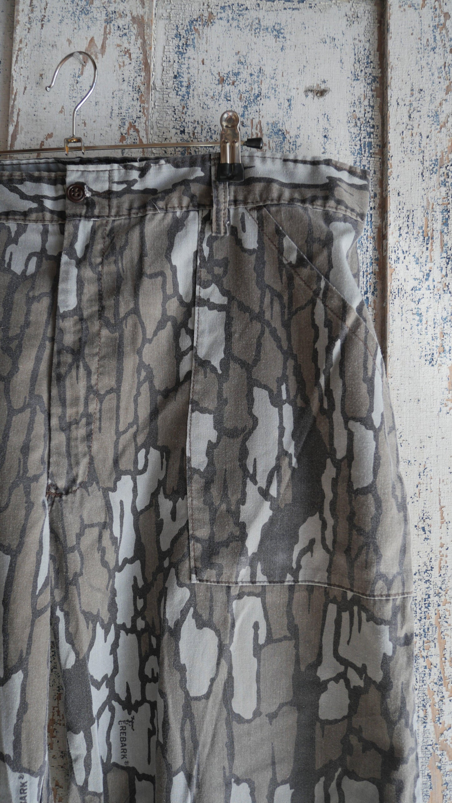 1980s Tree Bark Camo Pants | 38