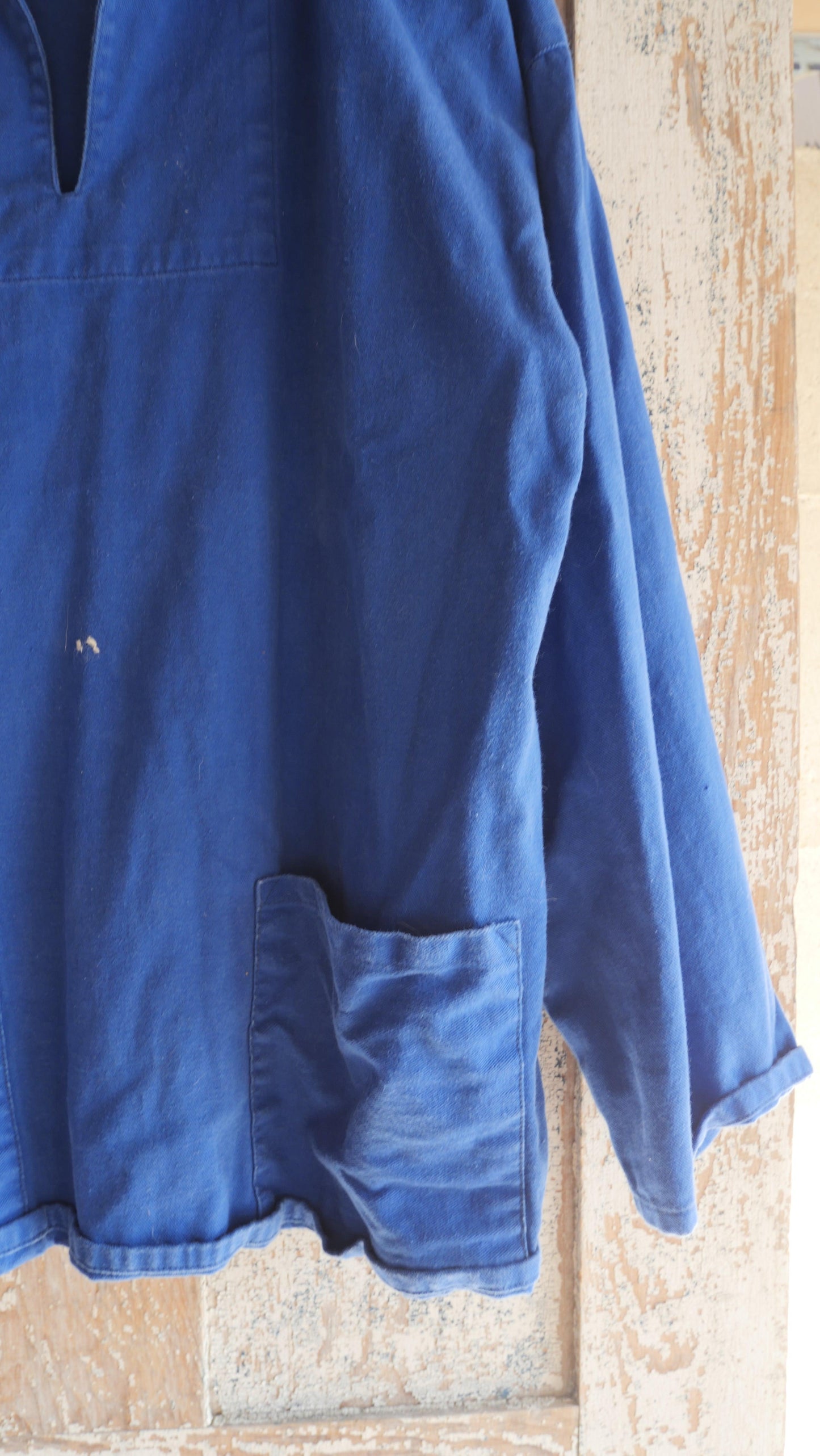 1980s French Blue Smock | L