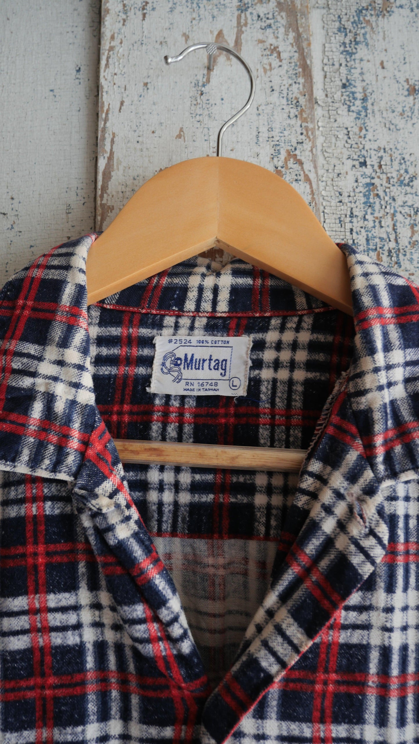 1970s Boxy Printed Flannel | L