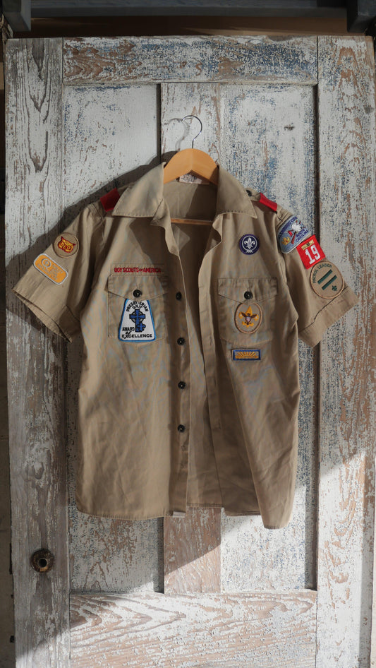 1980s Patched BSA Shirt | S
