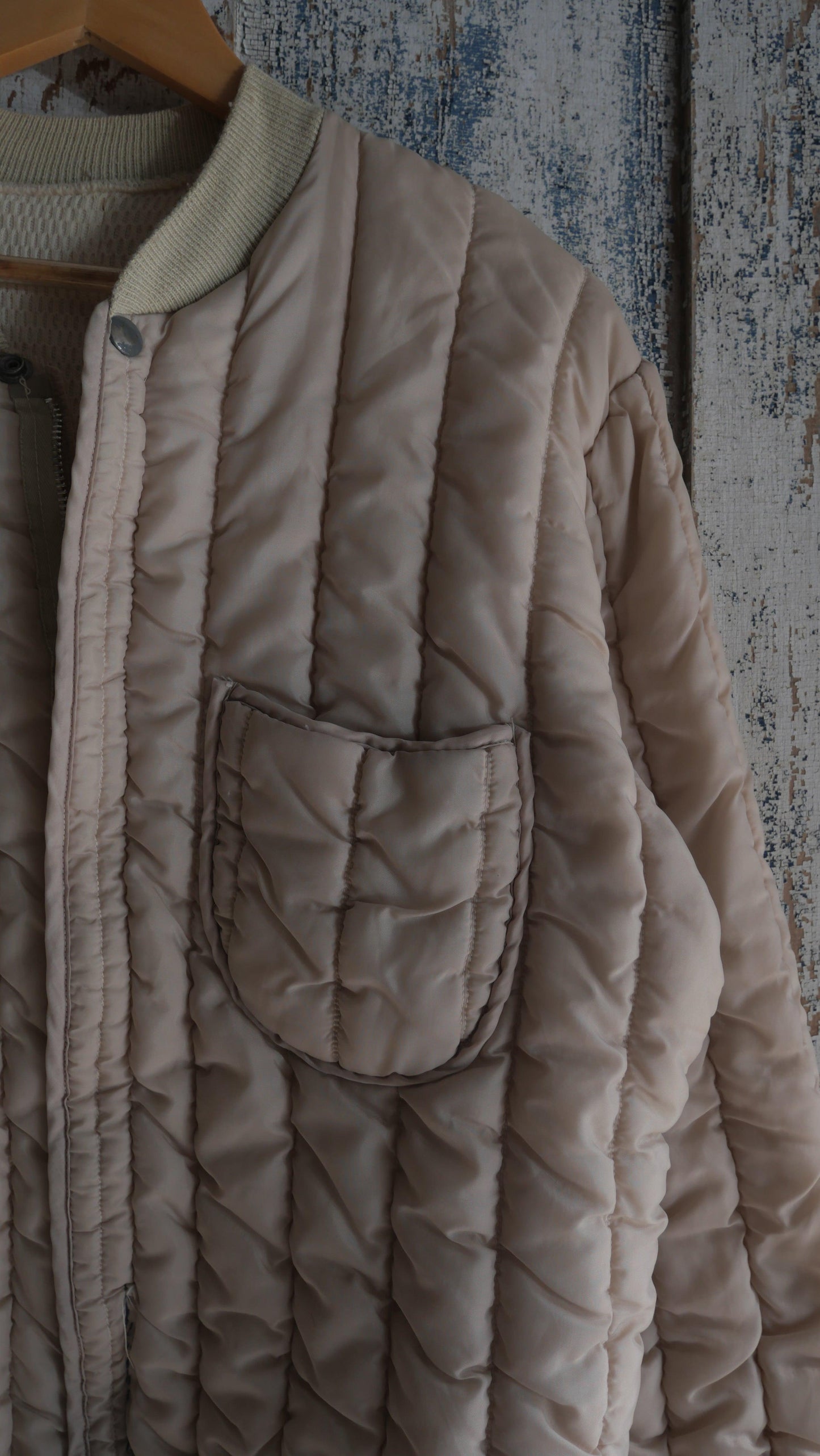 1970s Quilted Jacket | M
