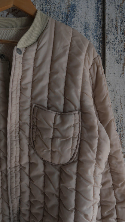 1970s Quilted Jacket | M