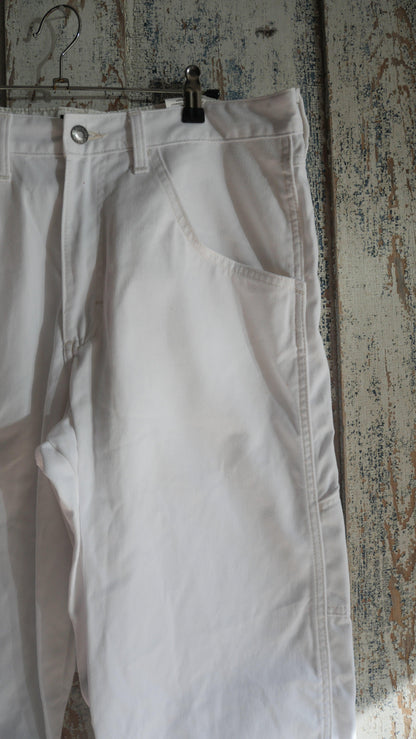 2000s White Wrangler Work Pants | 34