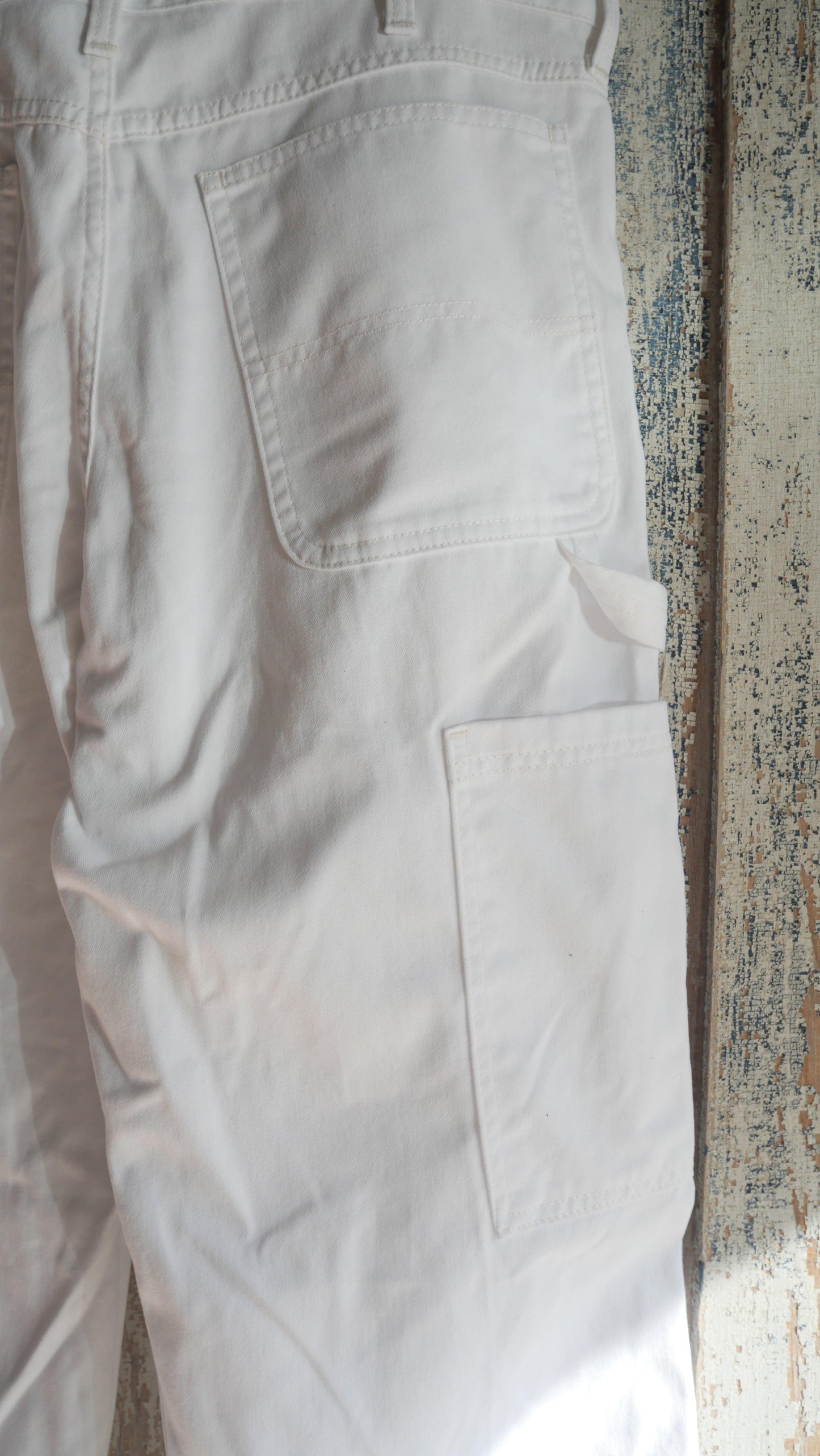 2000s White Wrangler Work Pants | 34