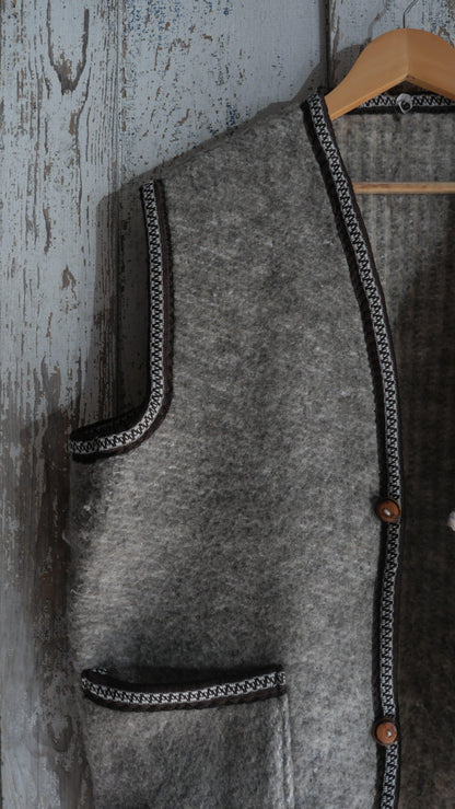 1970s Wool Vest | L