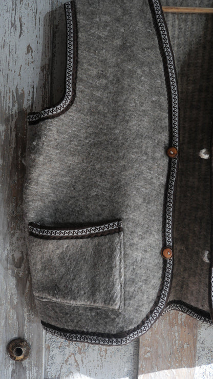 1970s Wool Vest | L