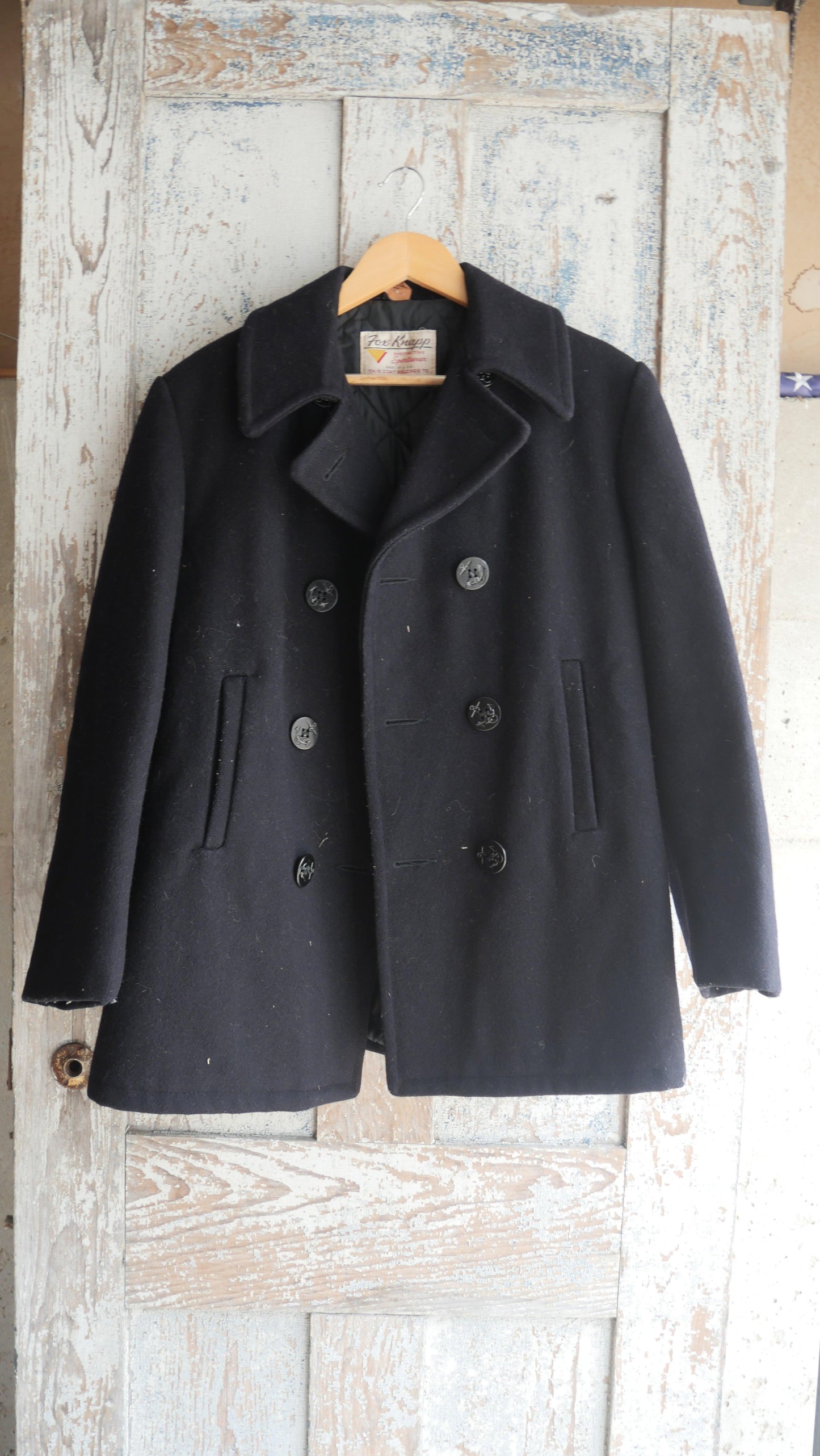 1970s Navy Peacoat | M