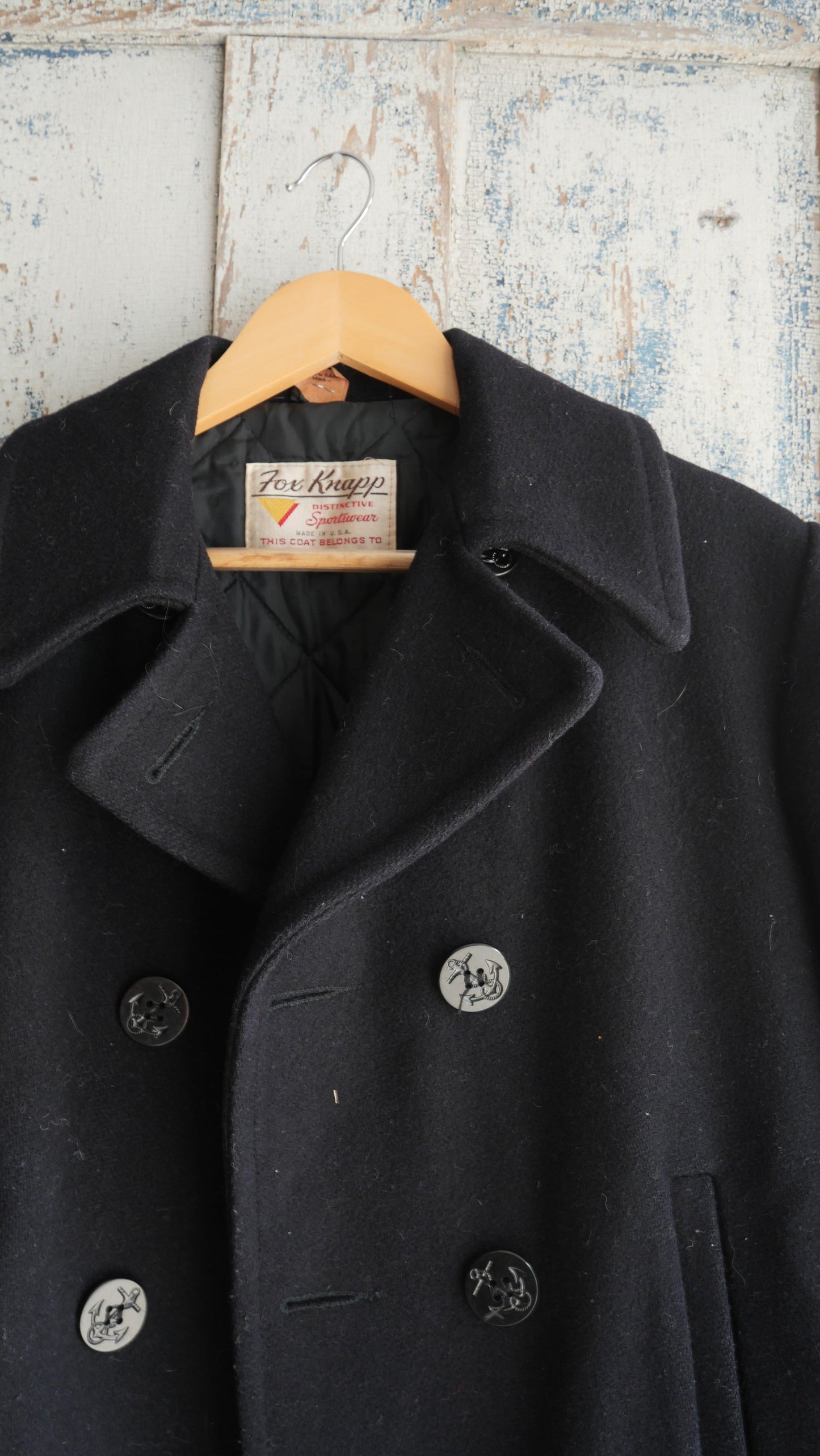 1970s Navy Peacoat | M