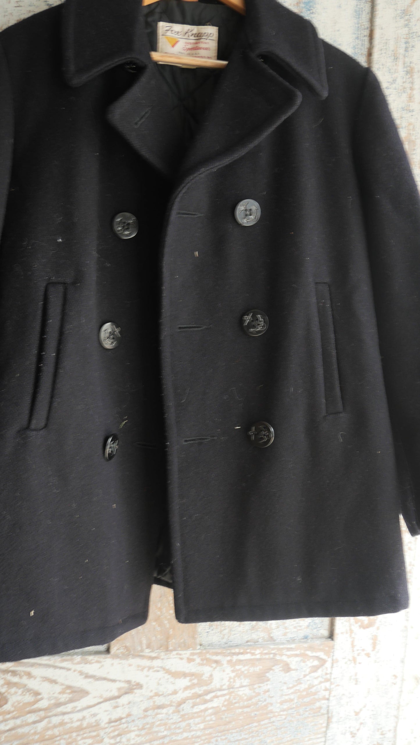 1970s Navy Peacoat | M