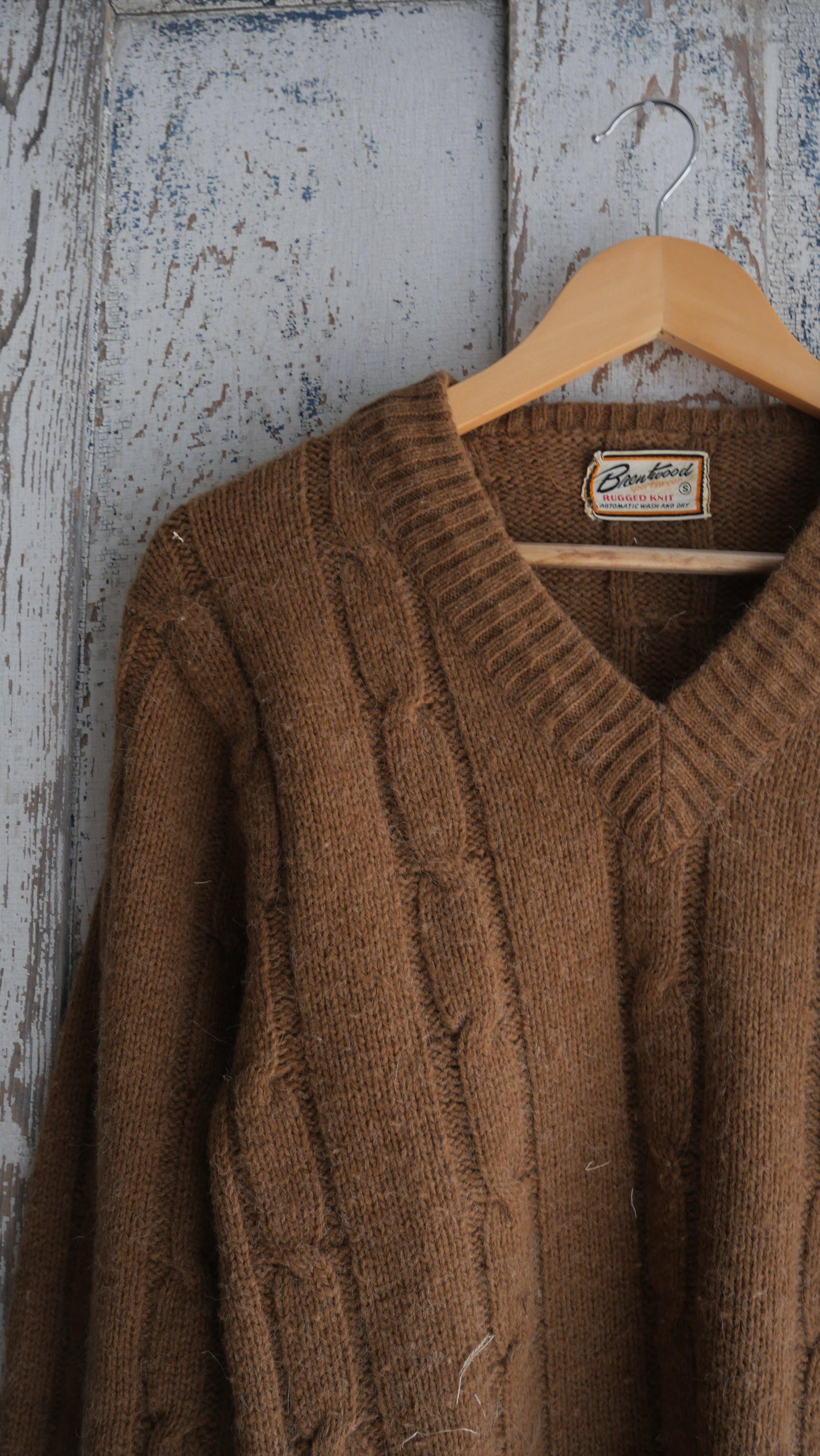 1960s Cable Knit Sweater | M