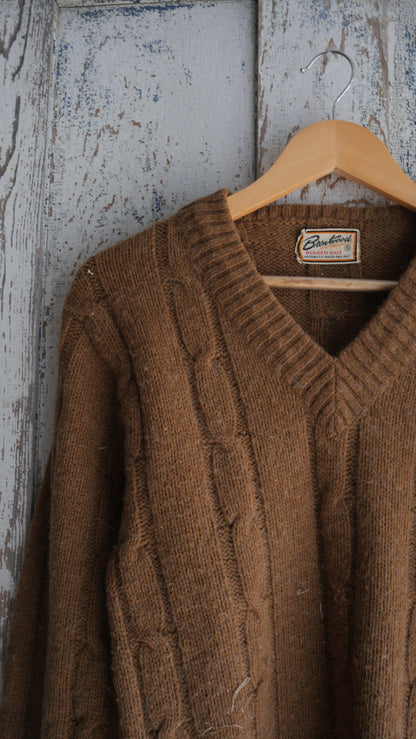 1960s Cable Knit Sweater | M