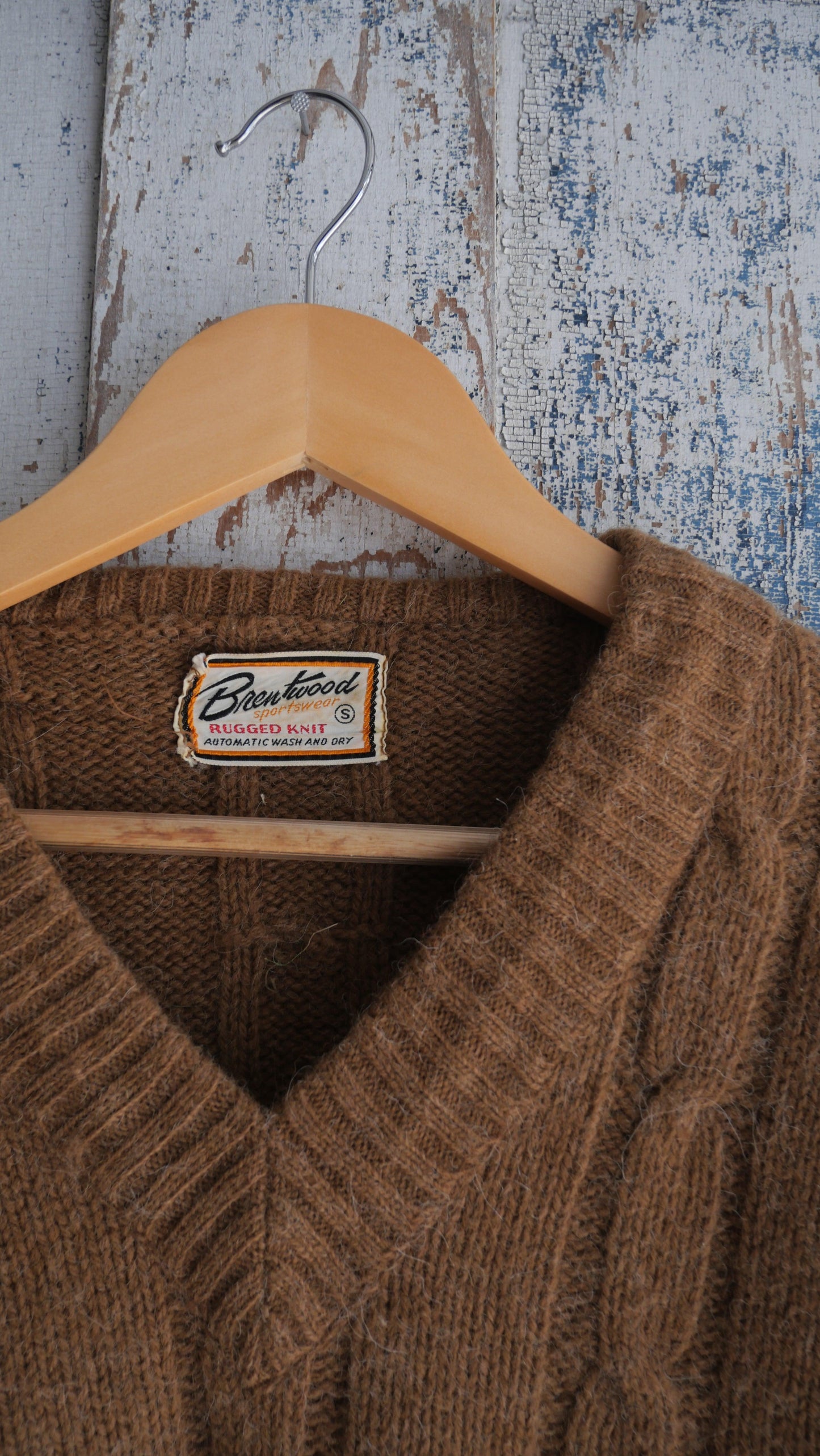 1960s Cable Knit Sweater | M