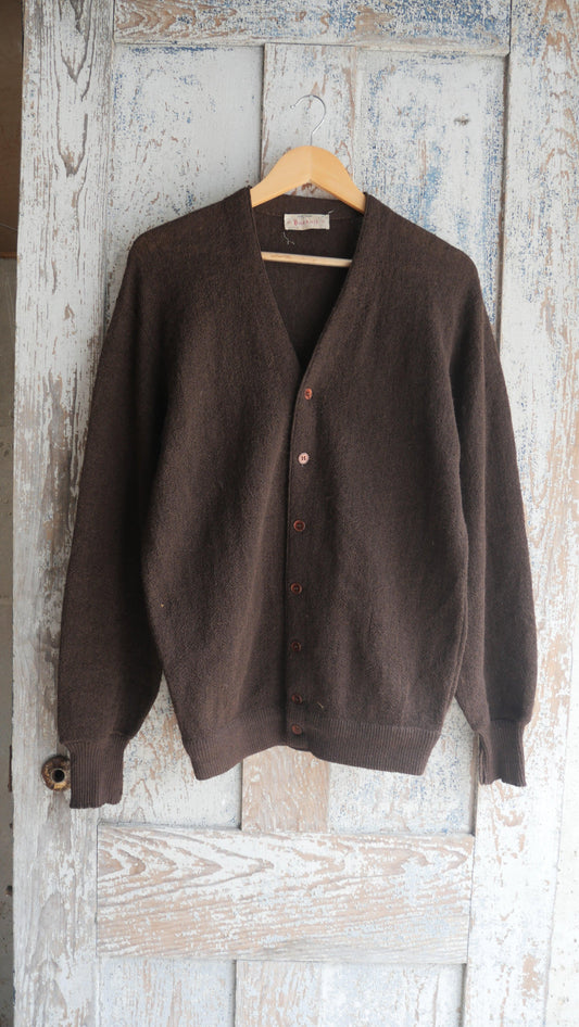 1970s Brown Cardigan | M
