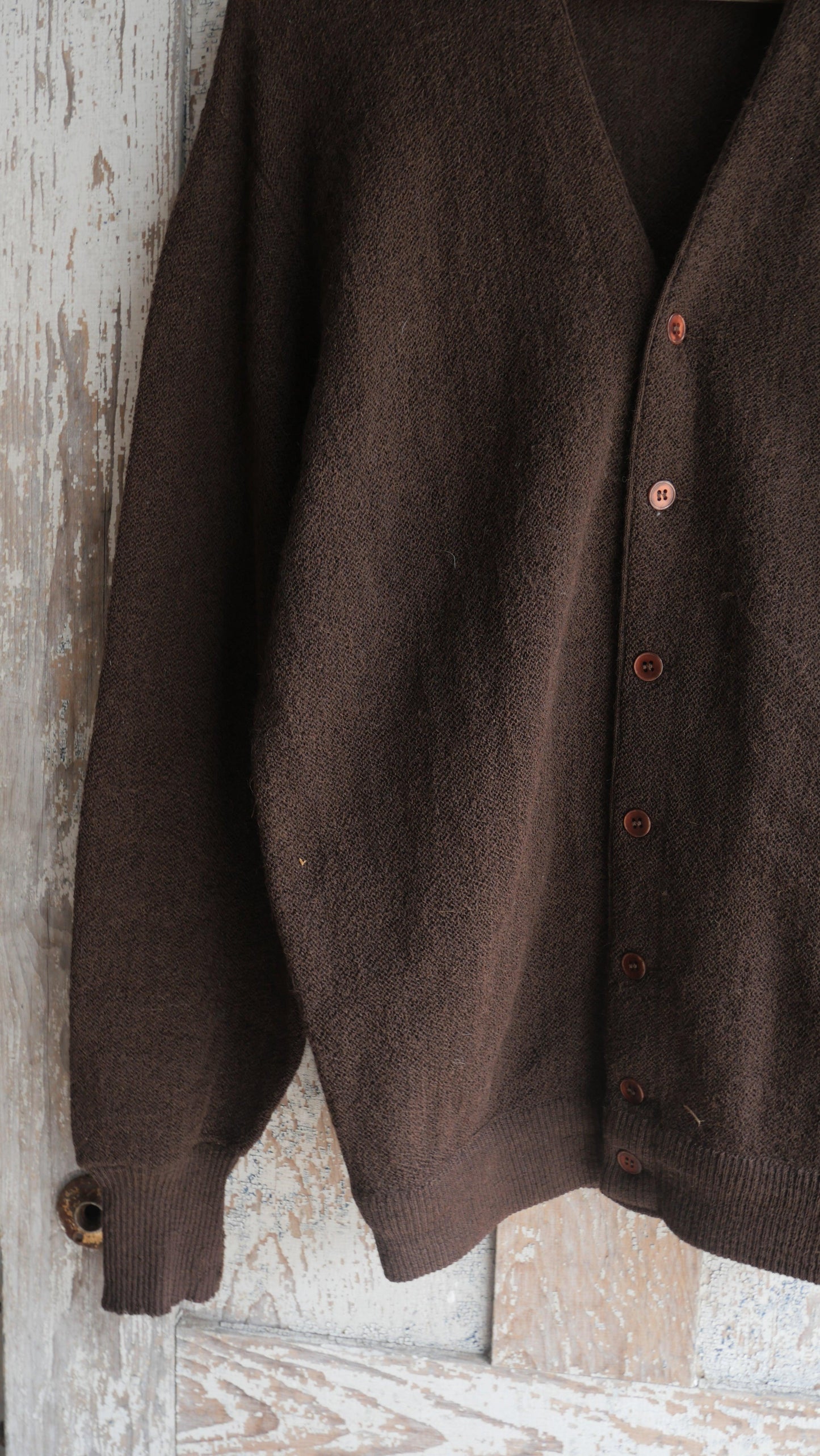 1970s Brown Cardigan | M