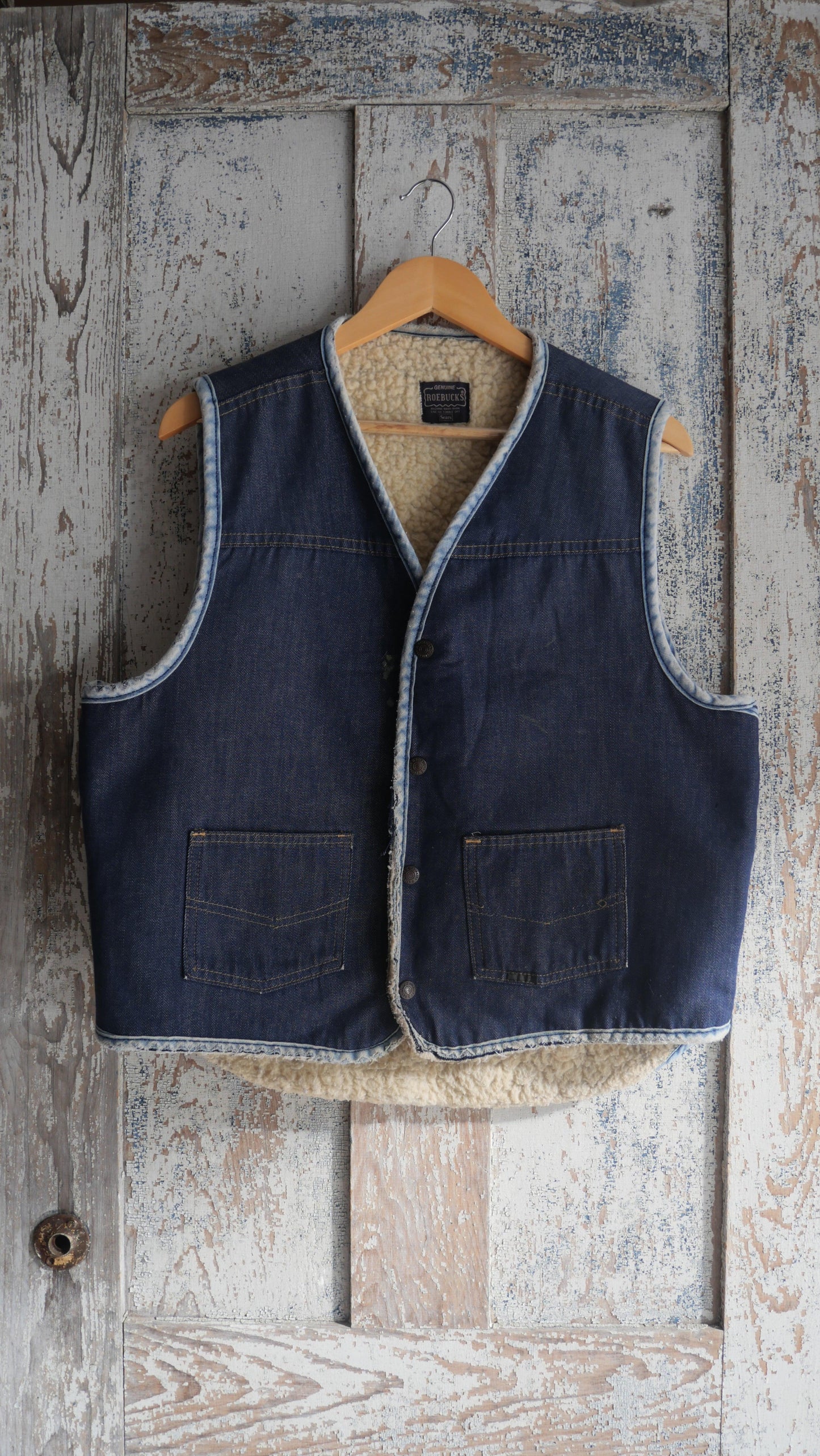 1970s Denim Vest | L