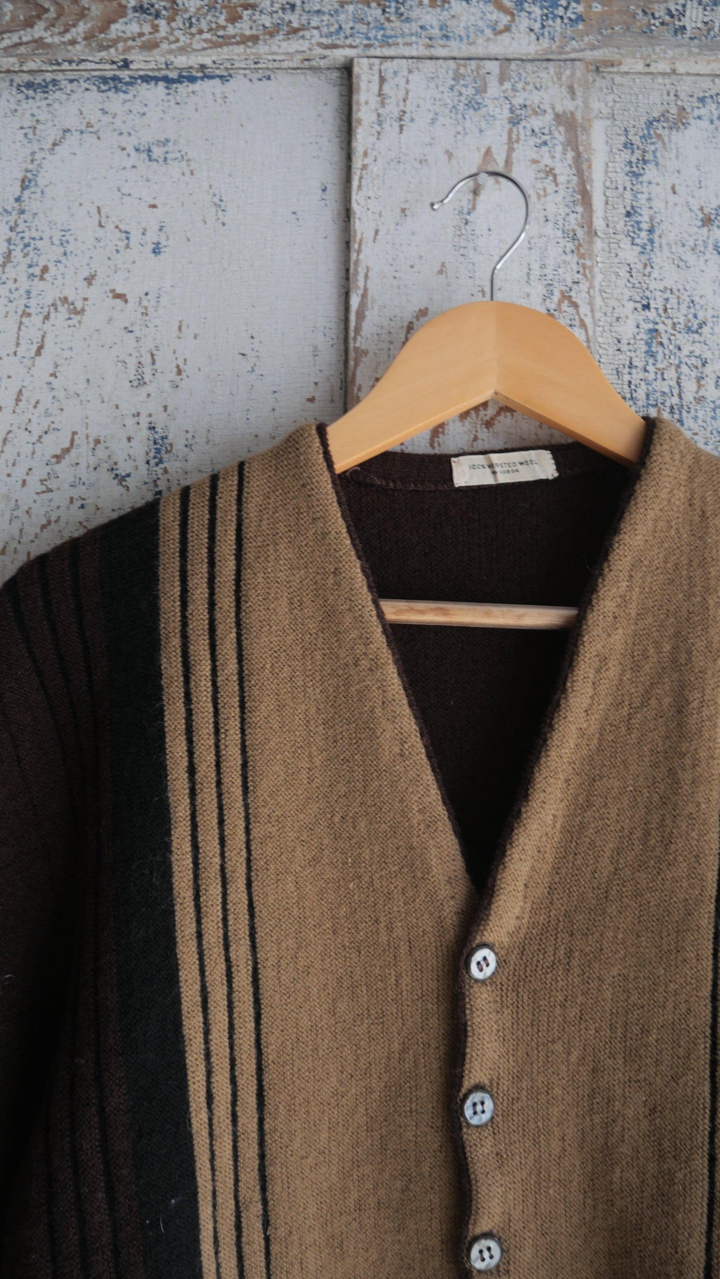 1960s Tonal Boxy Cardigan | S