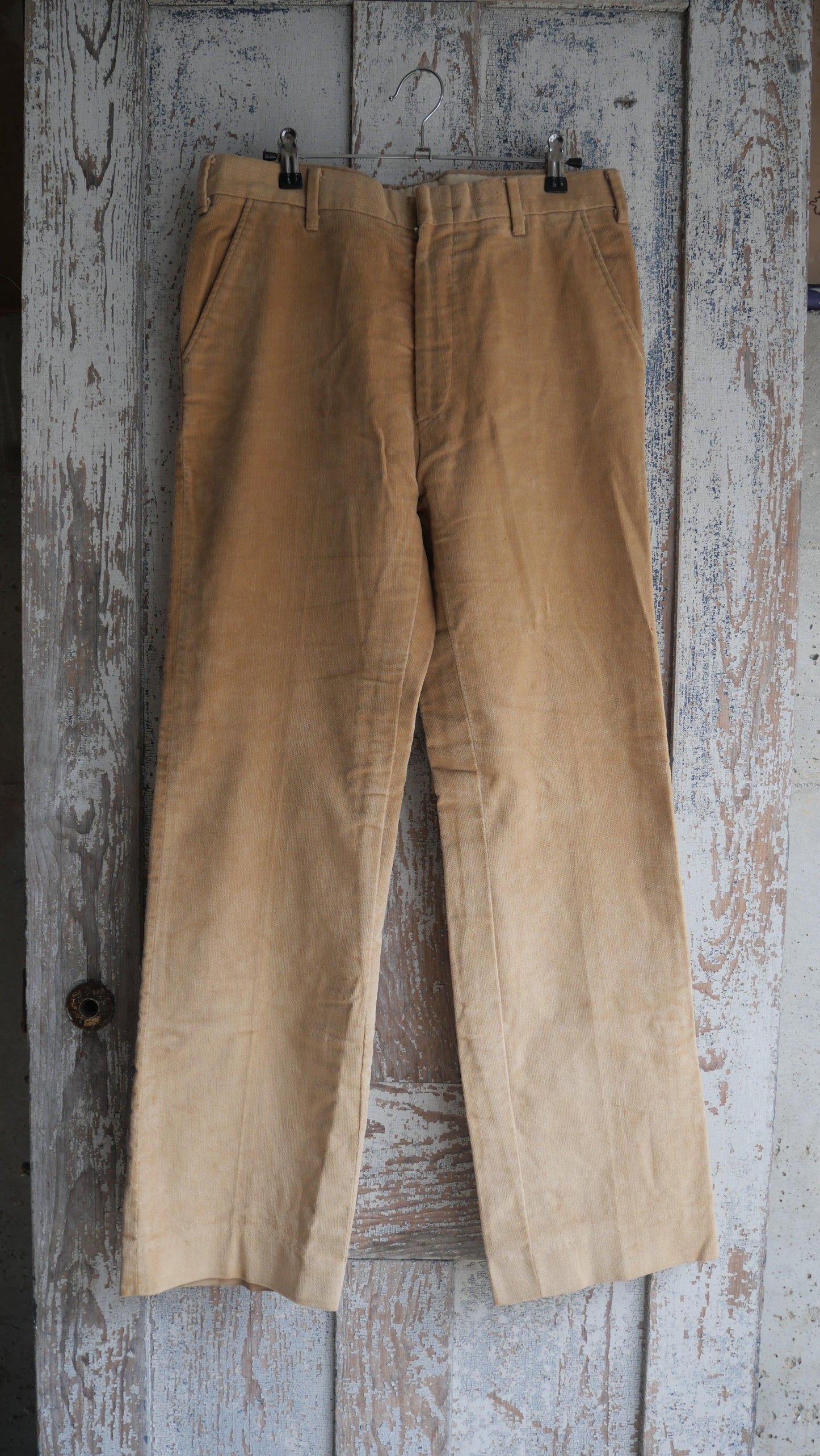 1970s Velour Flared Slacks | 32