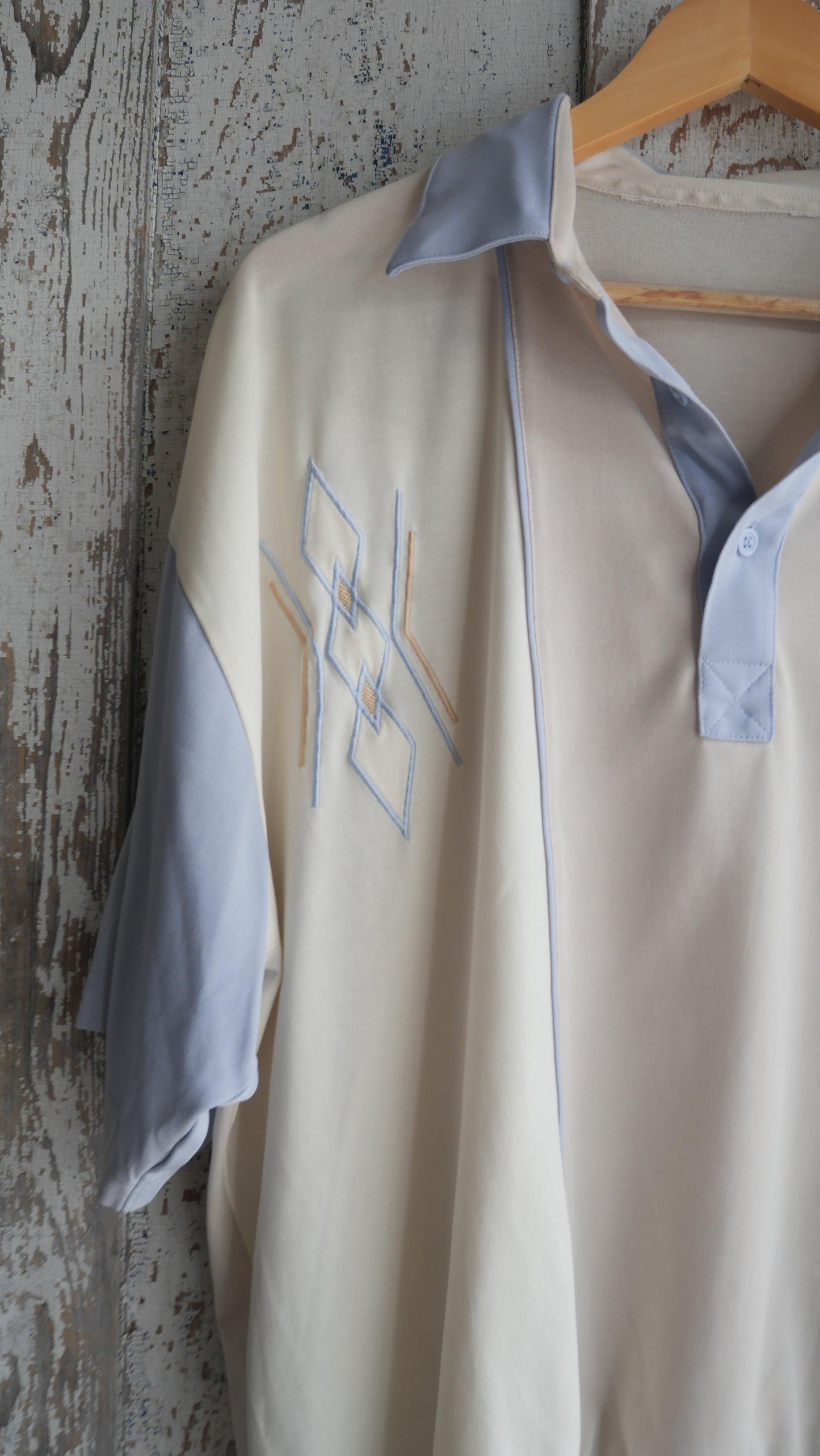 1990s Boxy Bowling Shirt | L