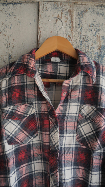 1970s Boxy Printed Flannel | S