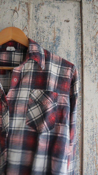 1970s Boxy Printed Flannel | S