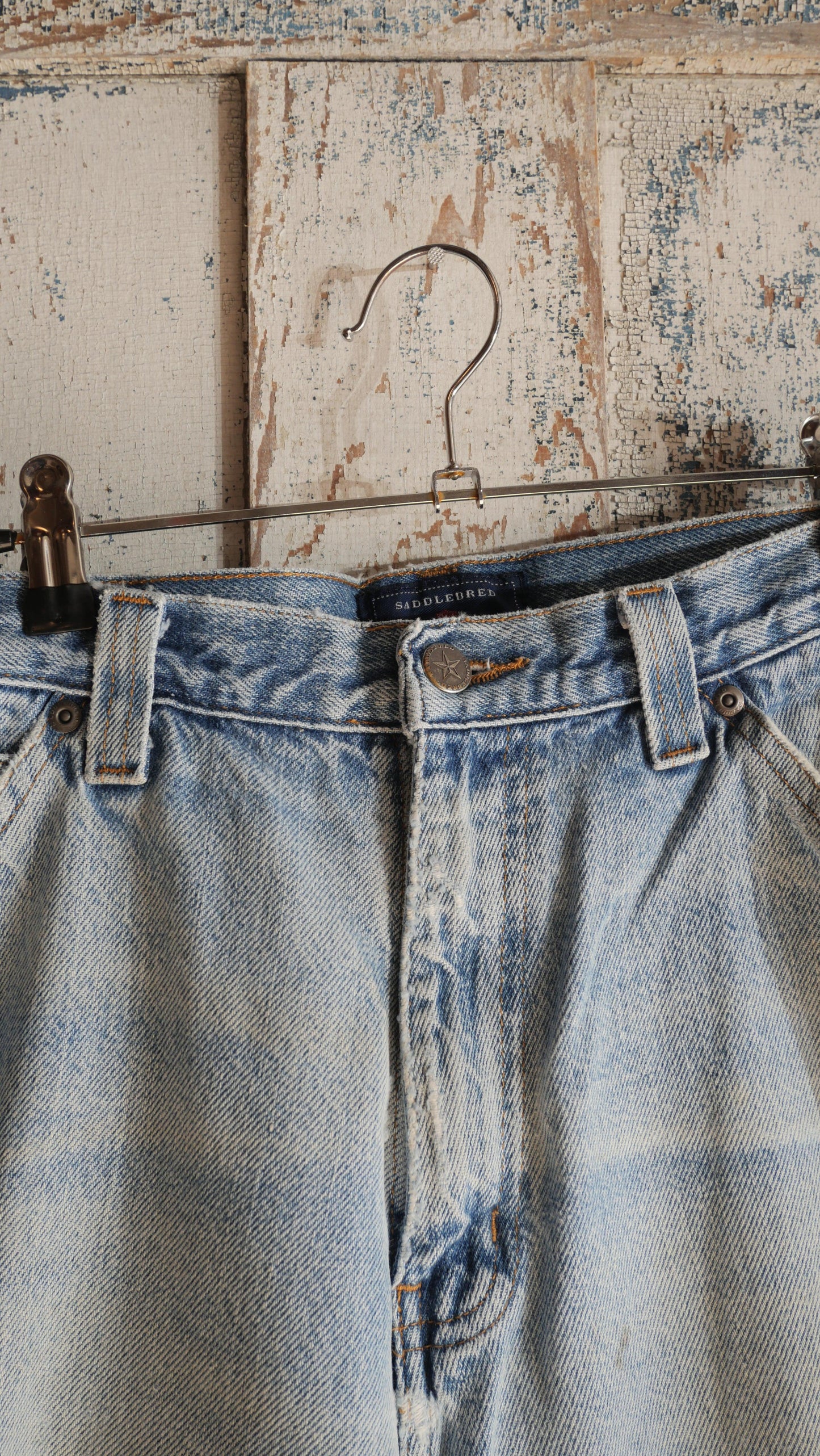 1990s Distressed Carpenter Denim | 34