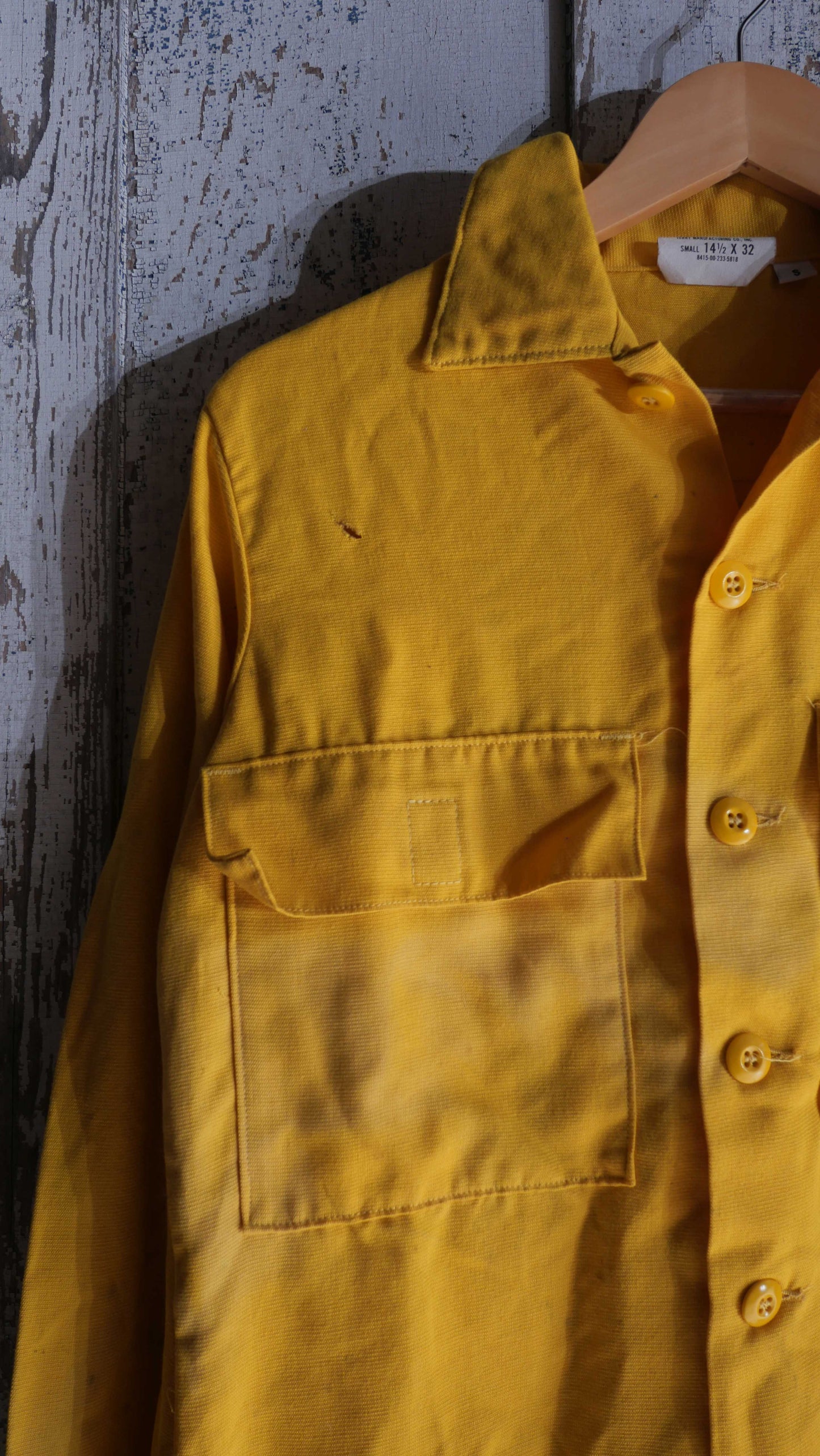 1970s Natural Forest Shirt | M
