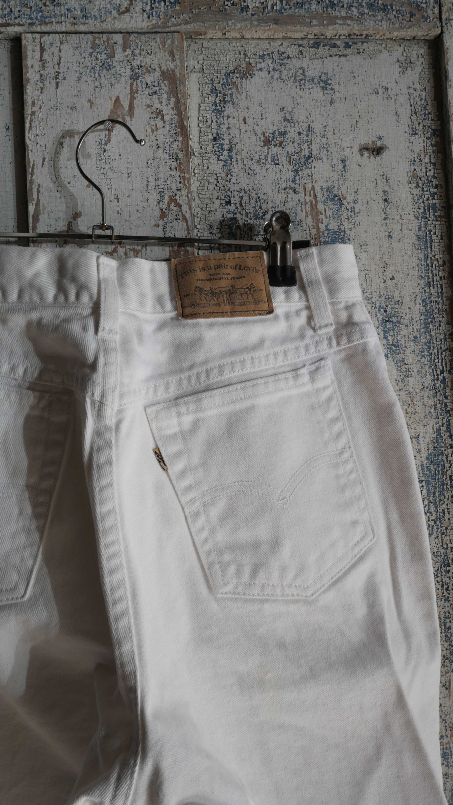 1990s White Levi's Denim | 27