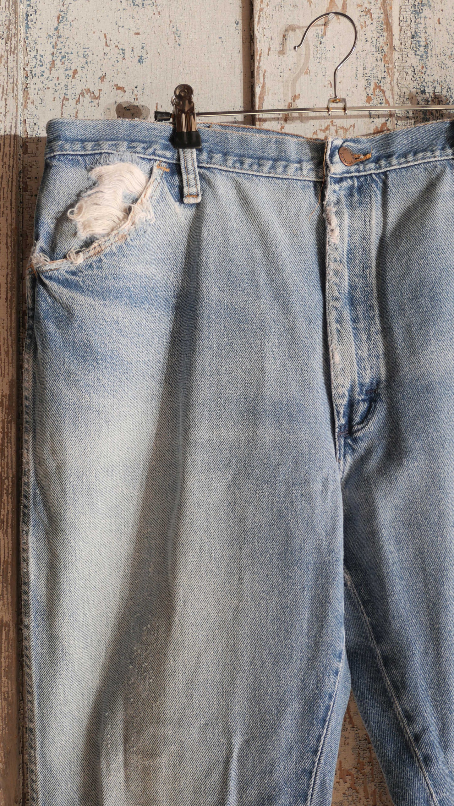 1970s Flared Rustler Denim | 36