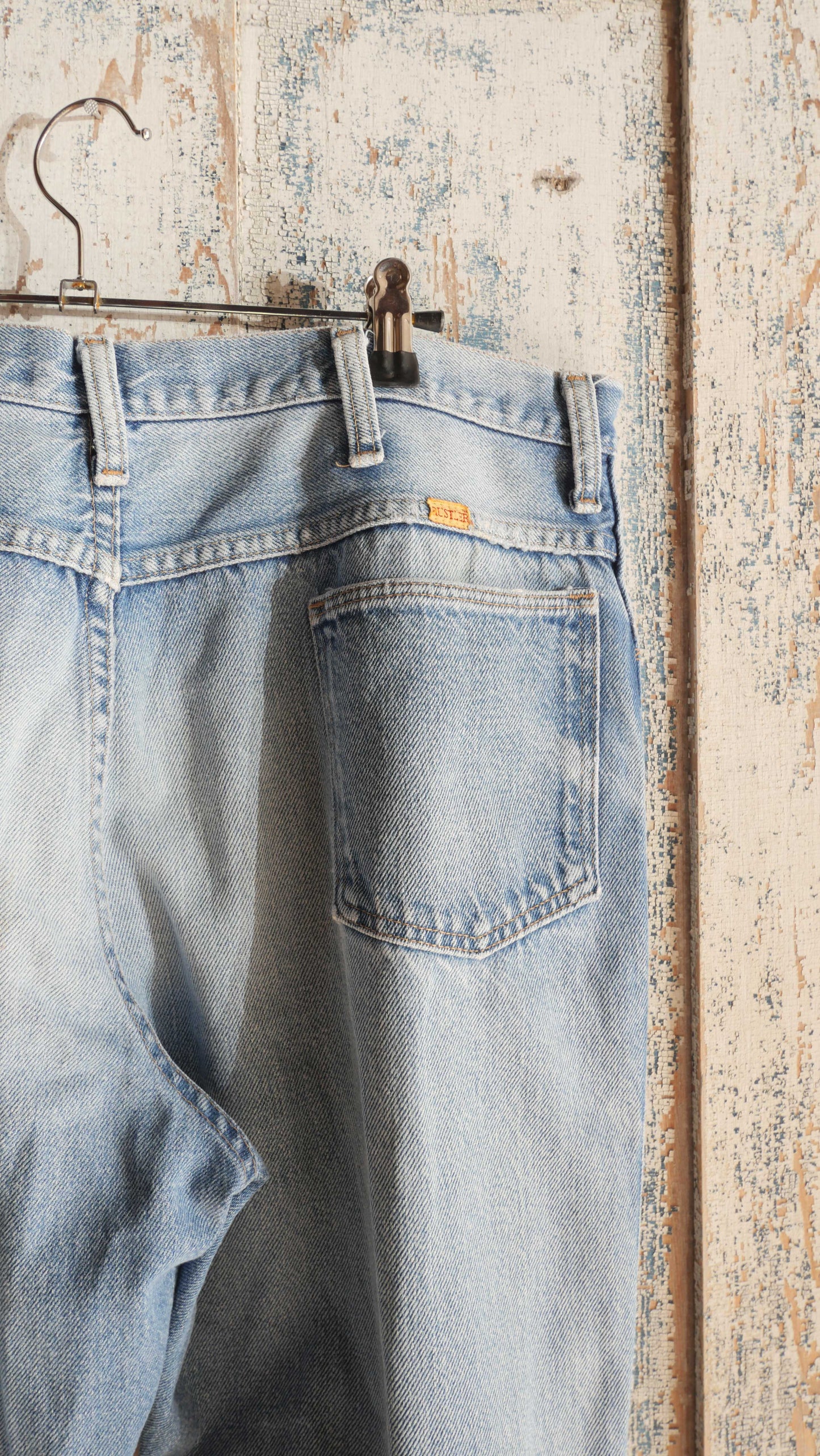 1970s Flared Rustler Denim | 36