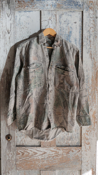 1980s Faded Camo Shirt | L