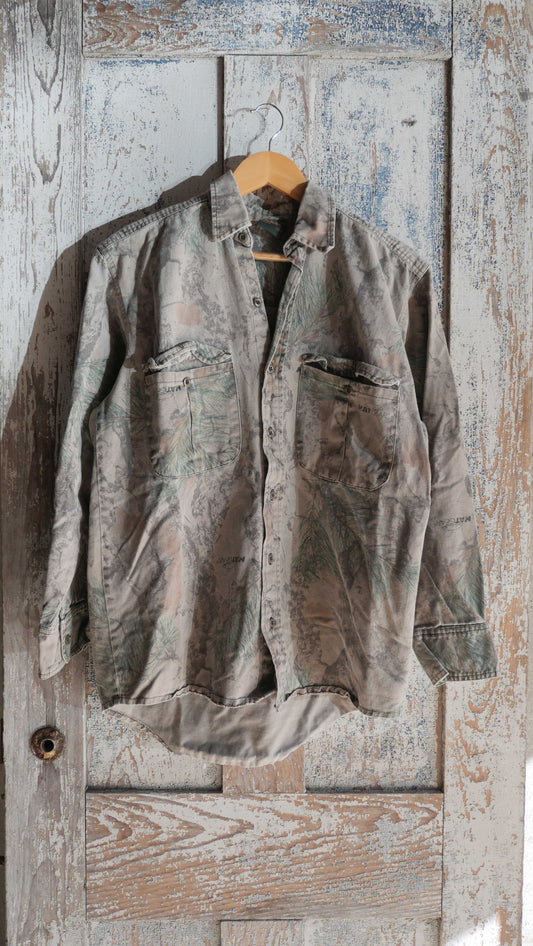 1980s Faded Camo Shirt | L