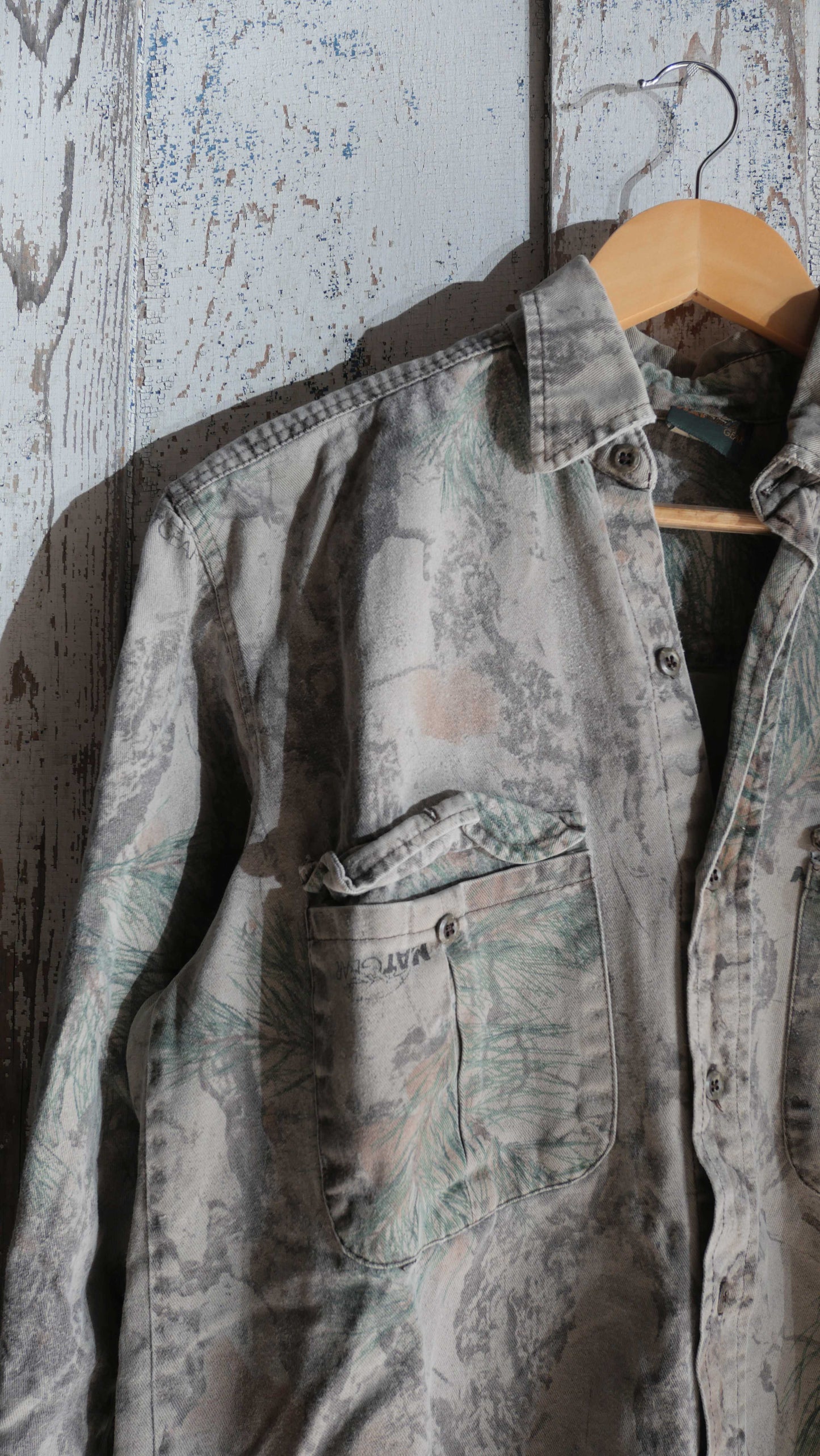 1980s Faded Camo Shirt | L
