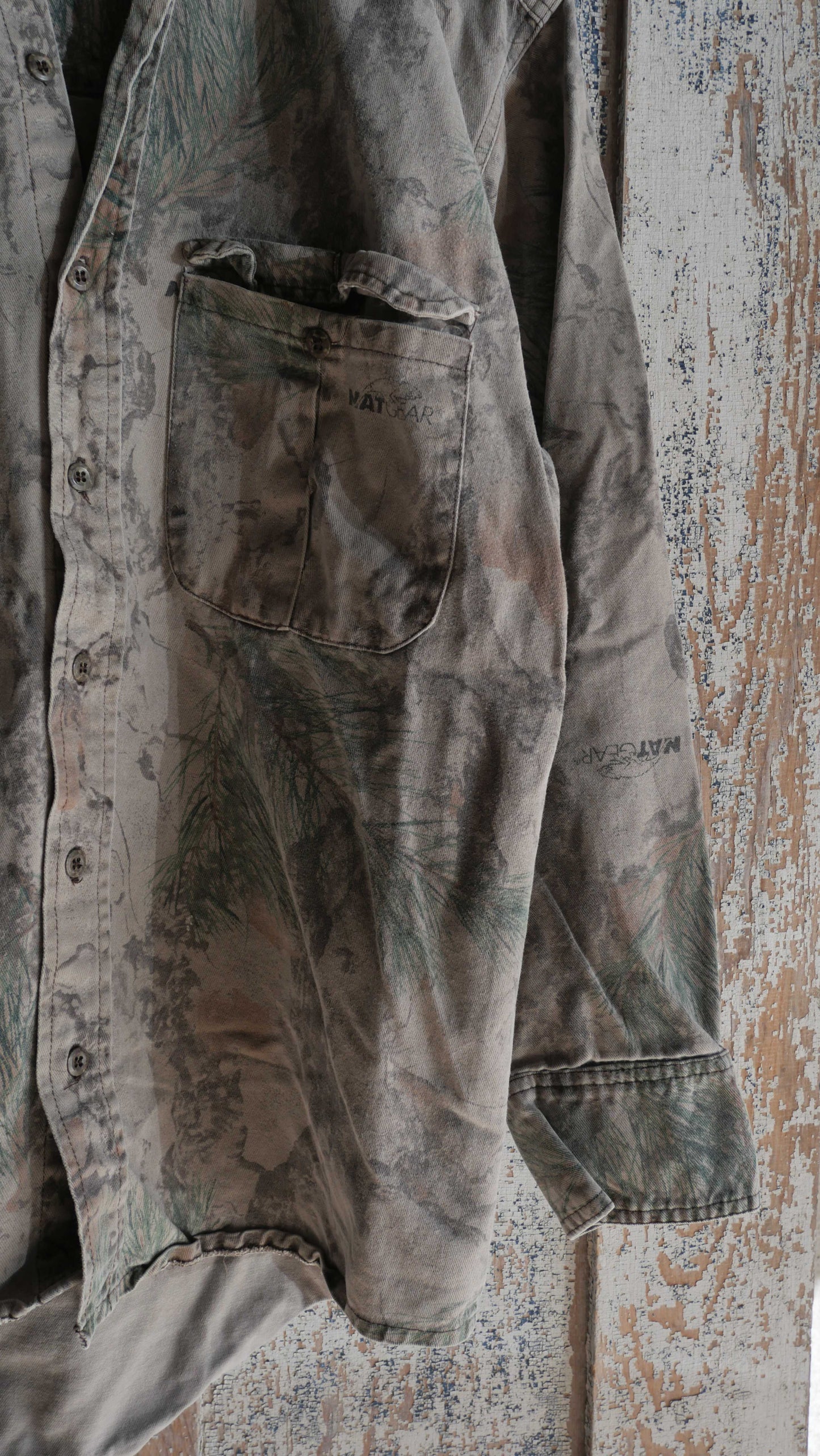 1980s Faded Camo Shirt | L