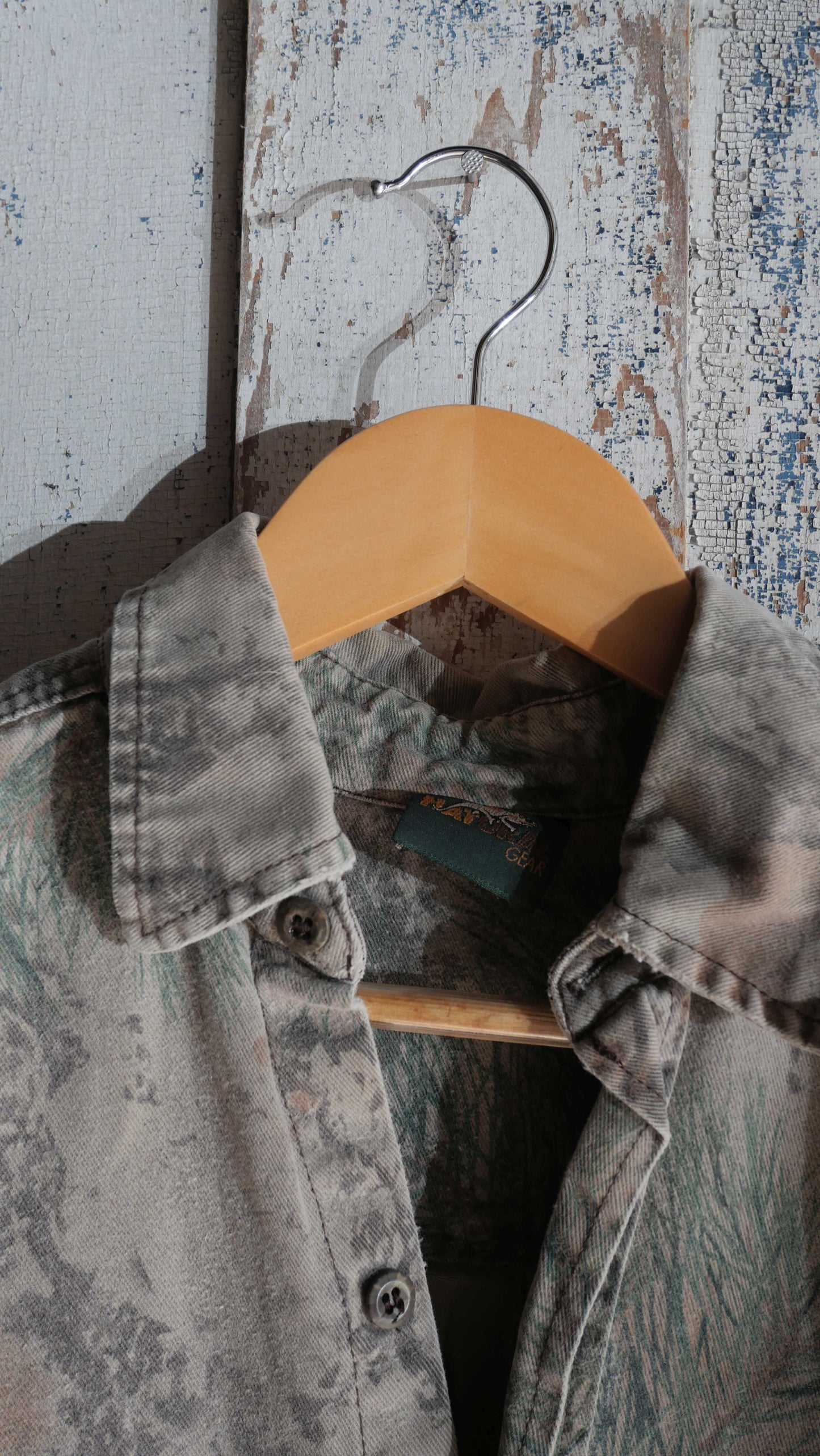 1980s Faded Camo Shirt | L