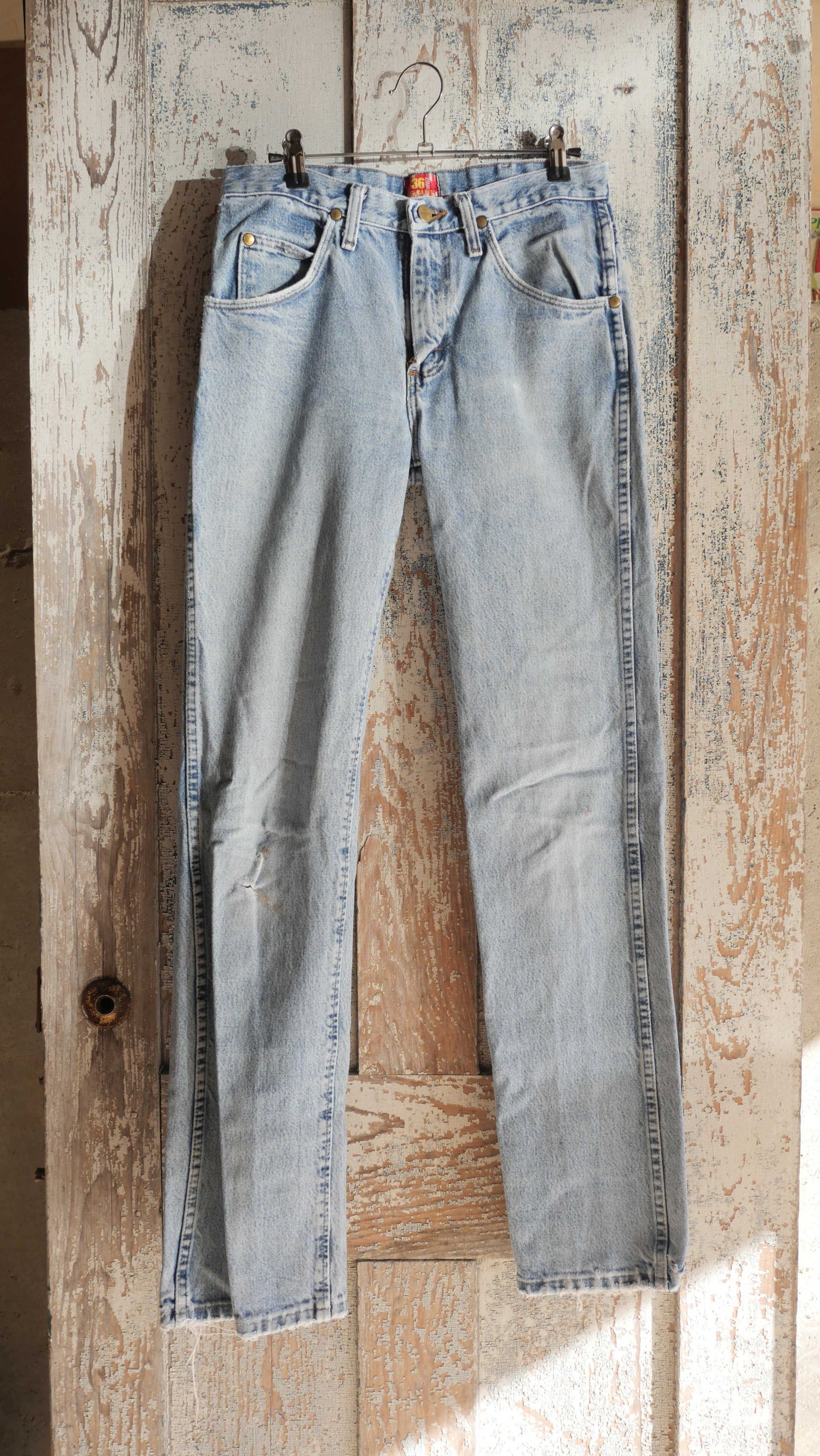 1990s Light Wash Wrangler Denim | 29