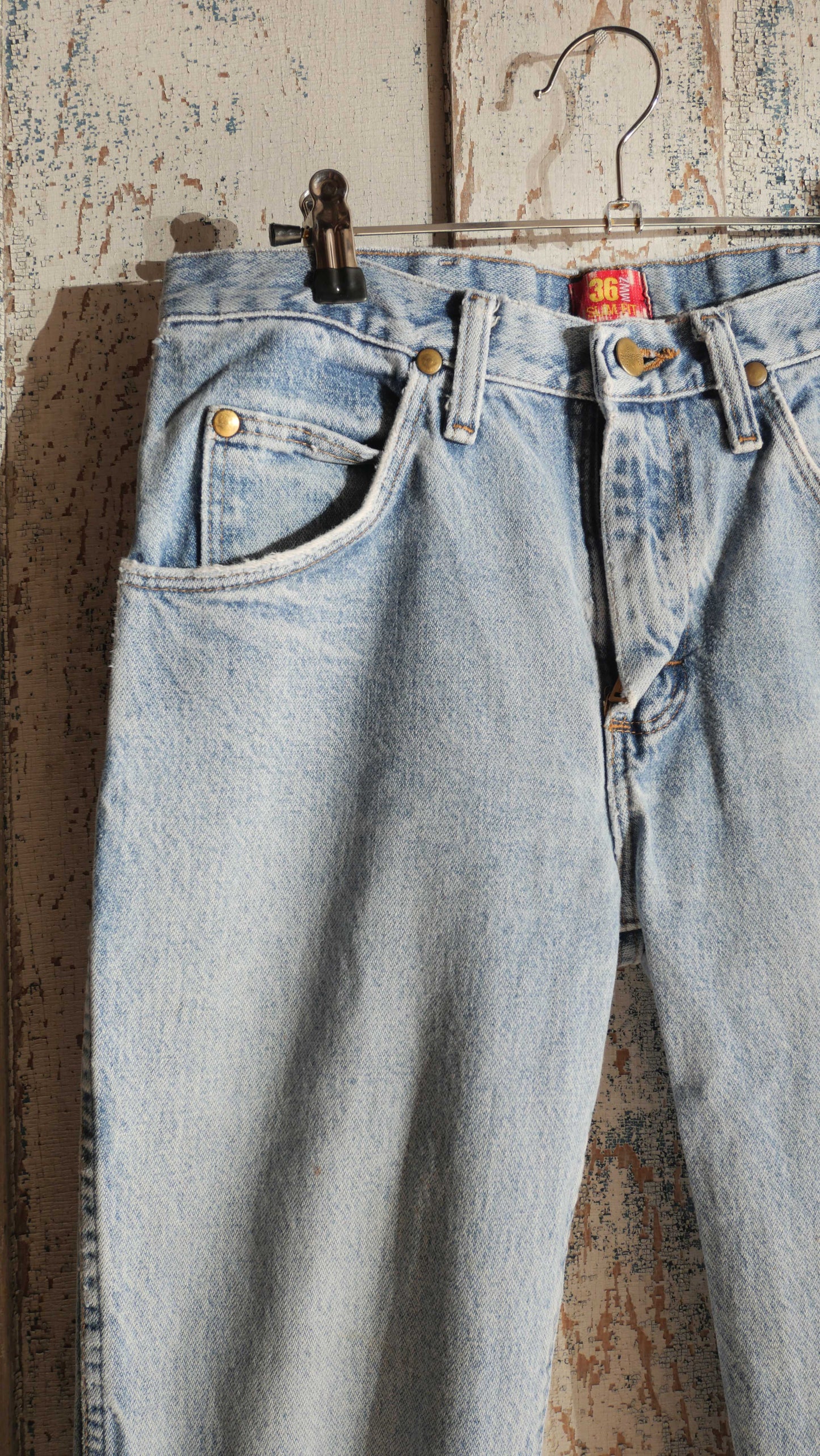 1990s Light Wash Wrangler Denim | 29