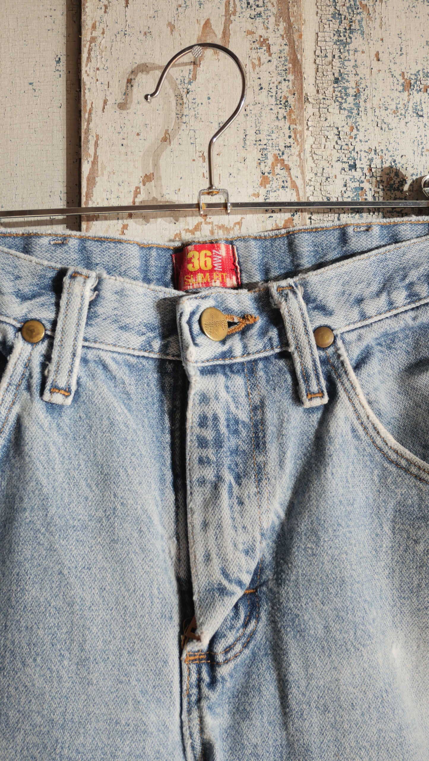 1990s Light Wash Wrangler Denim | 29