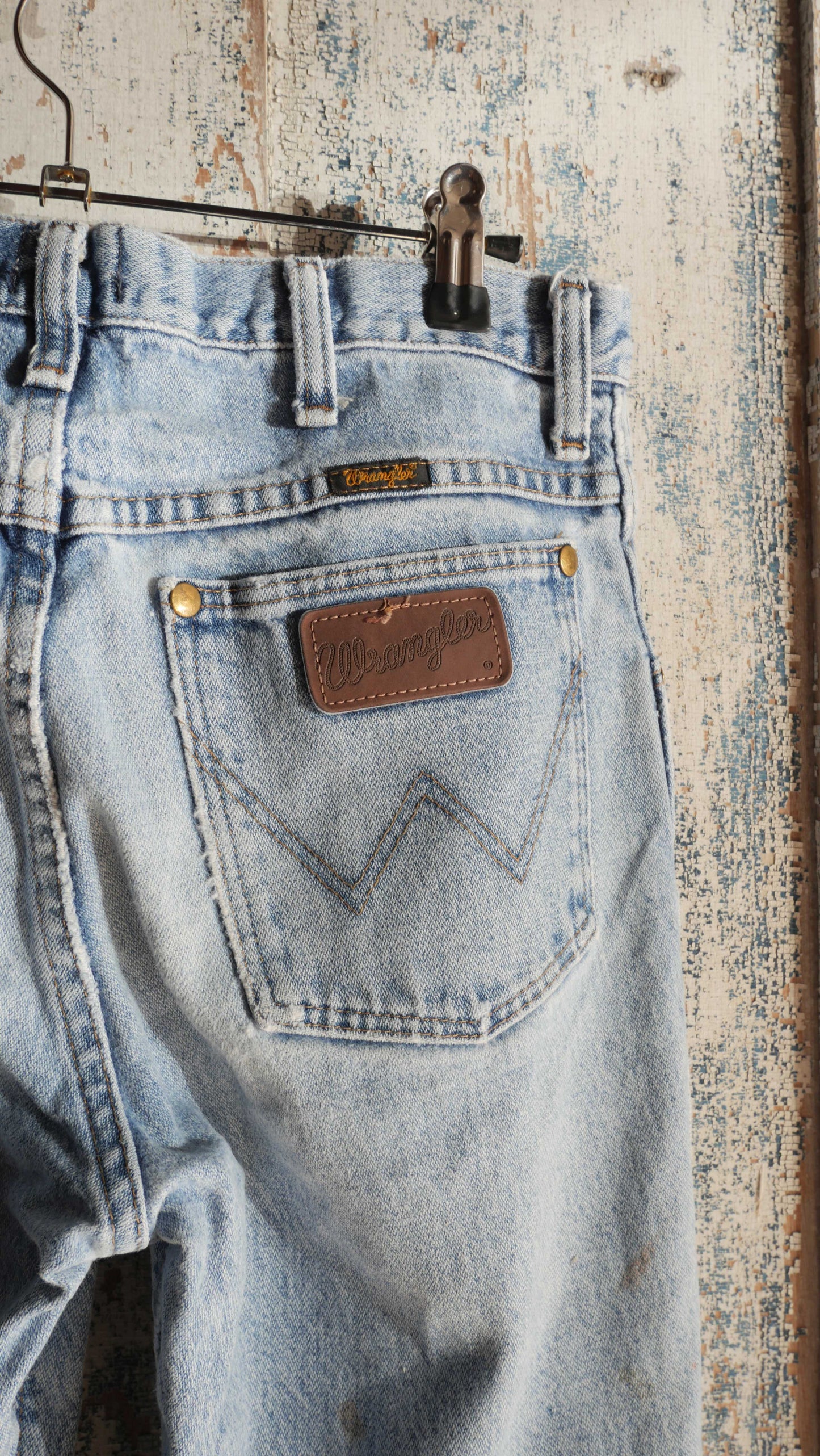 1990s Light Wash Wrangler Denim | 29