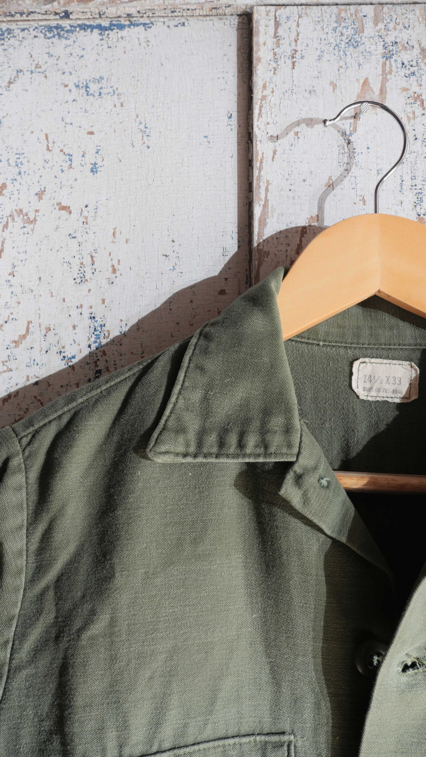 1970s USMC Fatigue Shirt | M